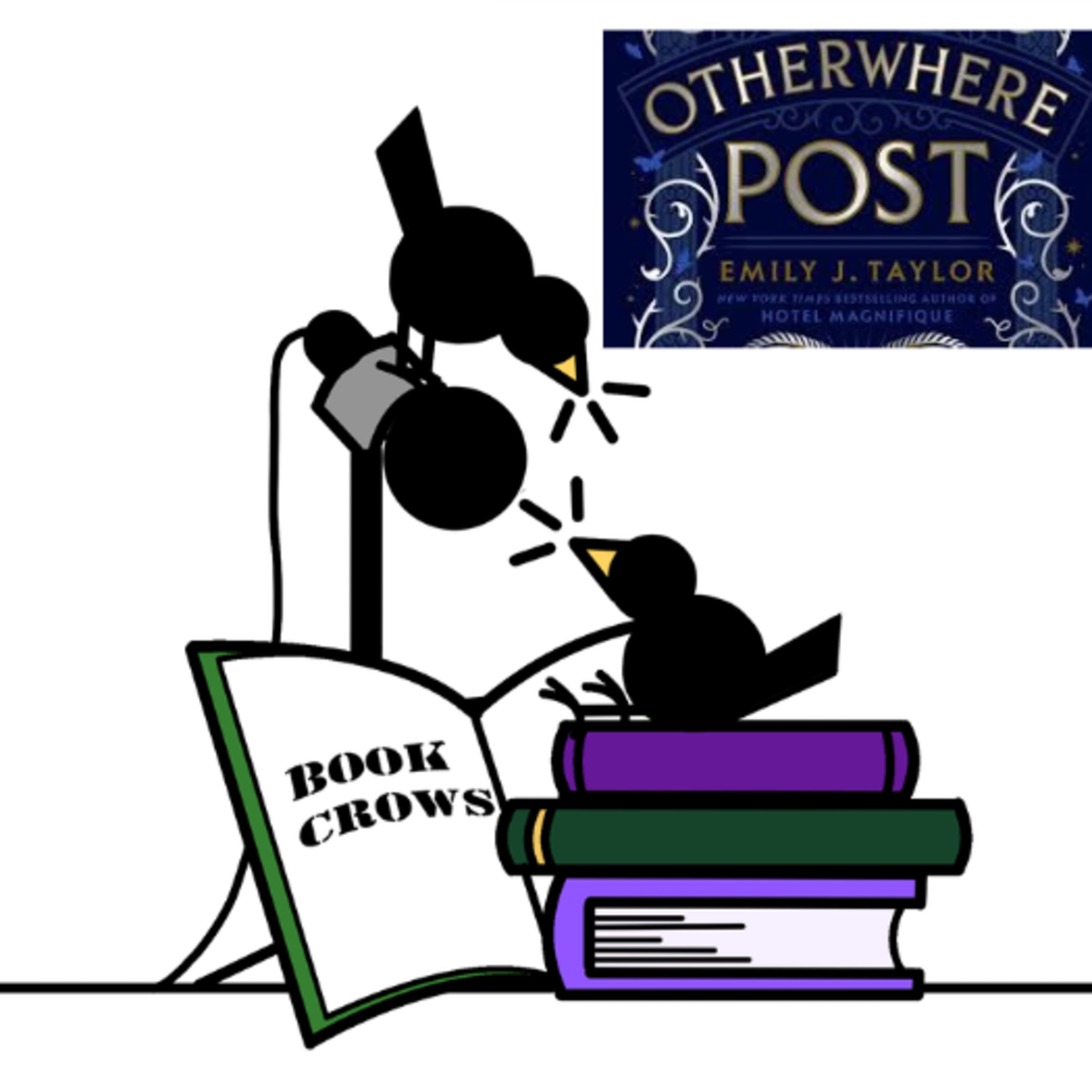 Book Crows Review "The Otherwhere Post" episode artwork