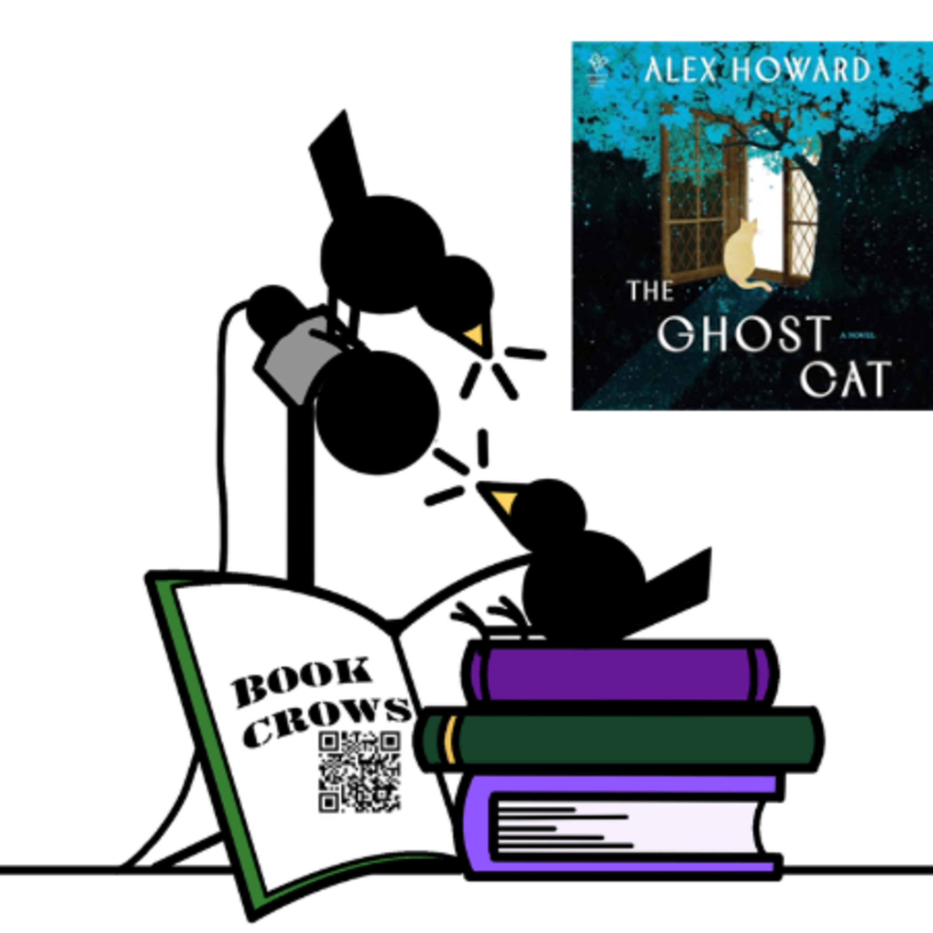 Book Crows Review "The Ghost Cat" by Alex Howard episode artwork