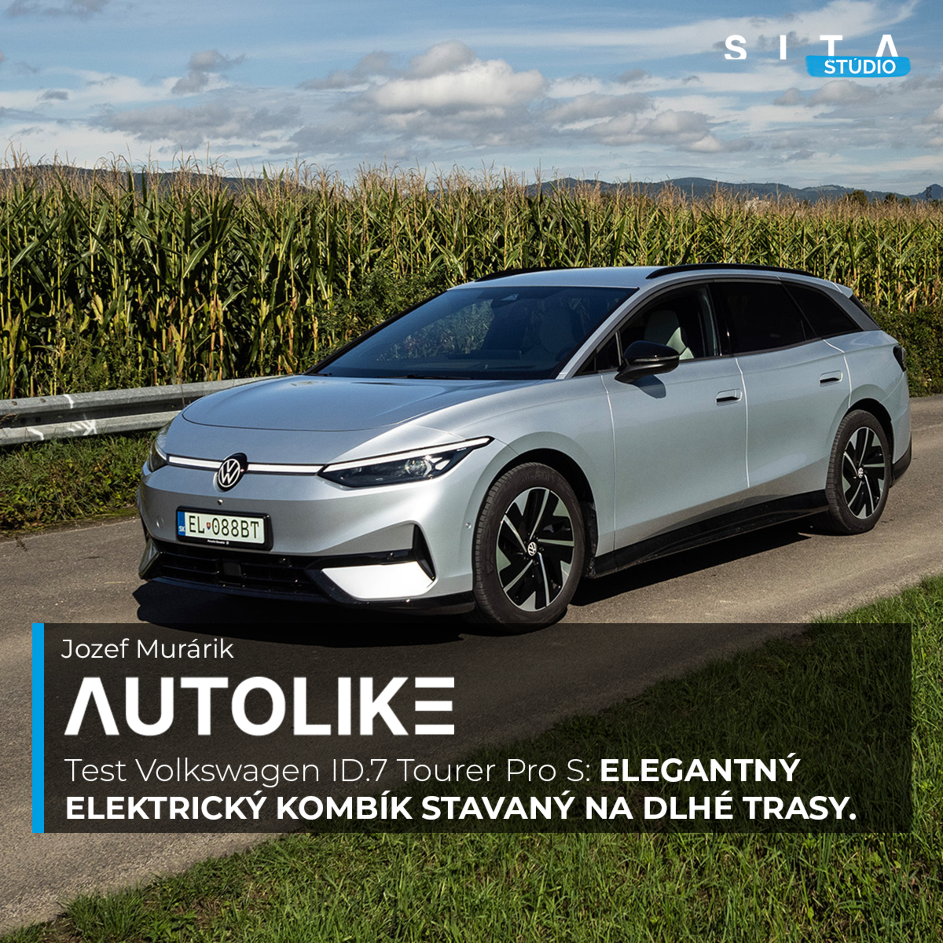 Test Volkswagen ID.7 Tourer Pro S - elegantný elektrický kombík stavaný na dlhé trasy | Autolike episode artwork