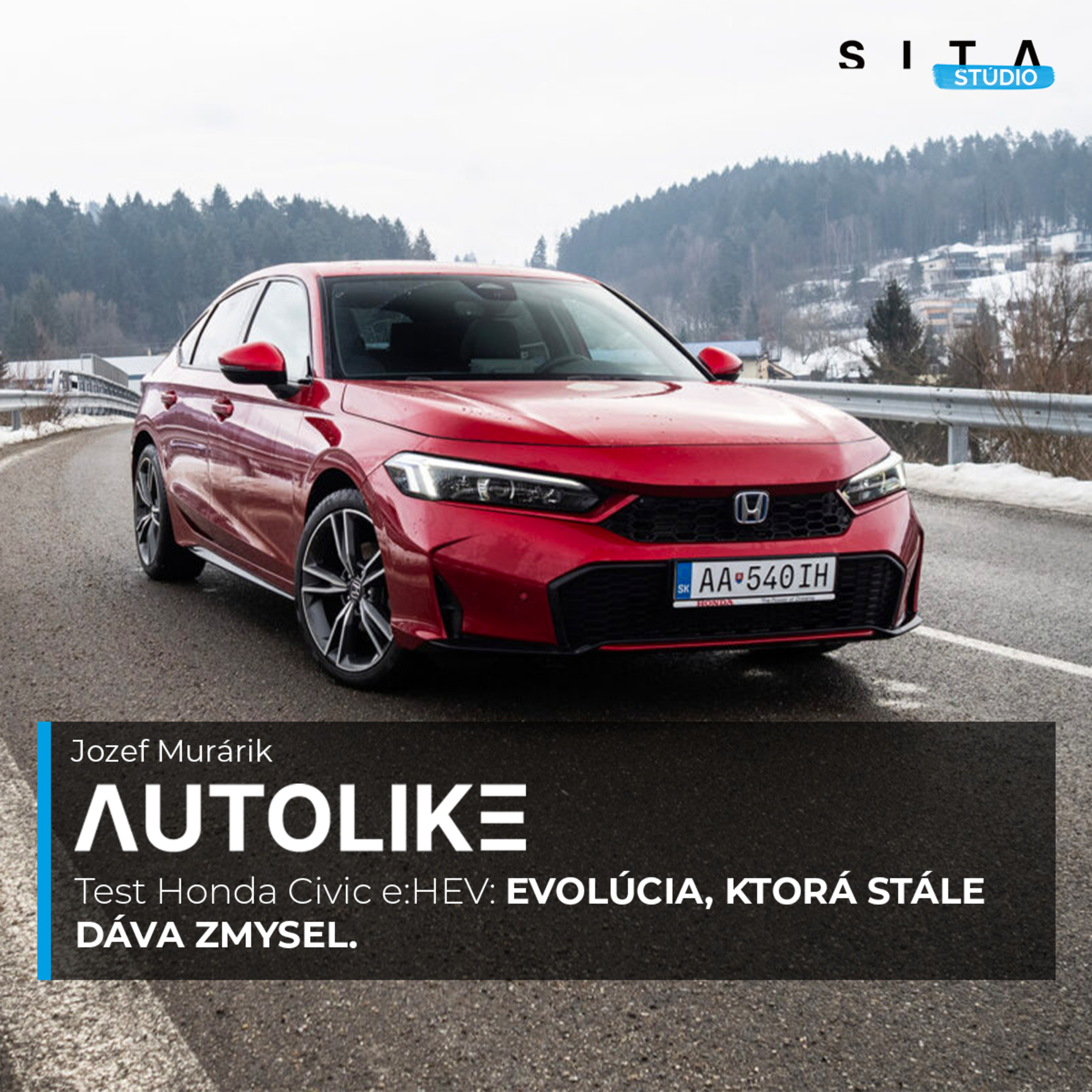 Test: Honda Civic e:HEV - Najikonickejšie kompaktné auto sveta? | Autolike episode artwork