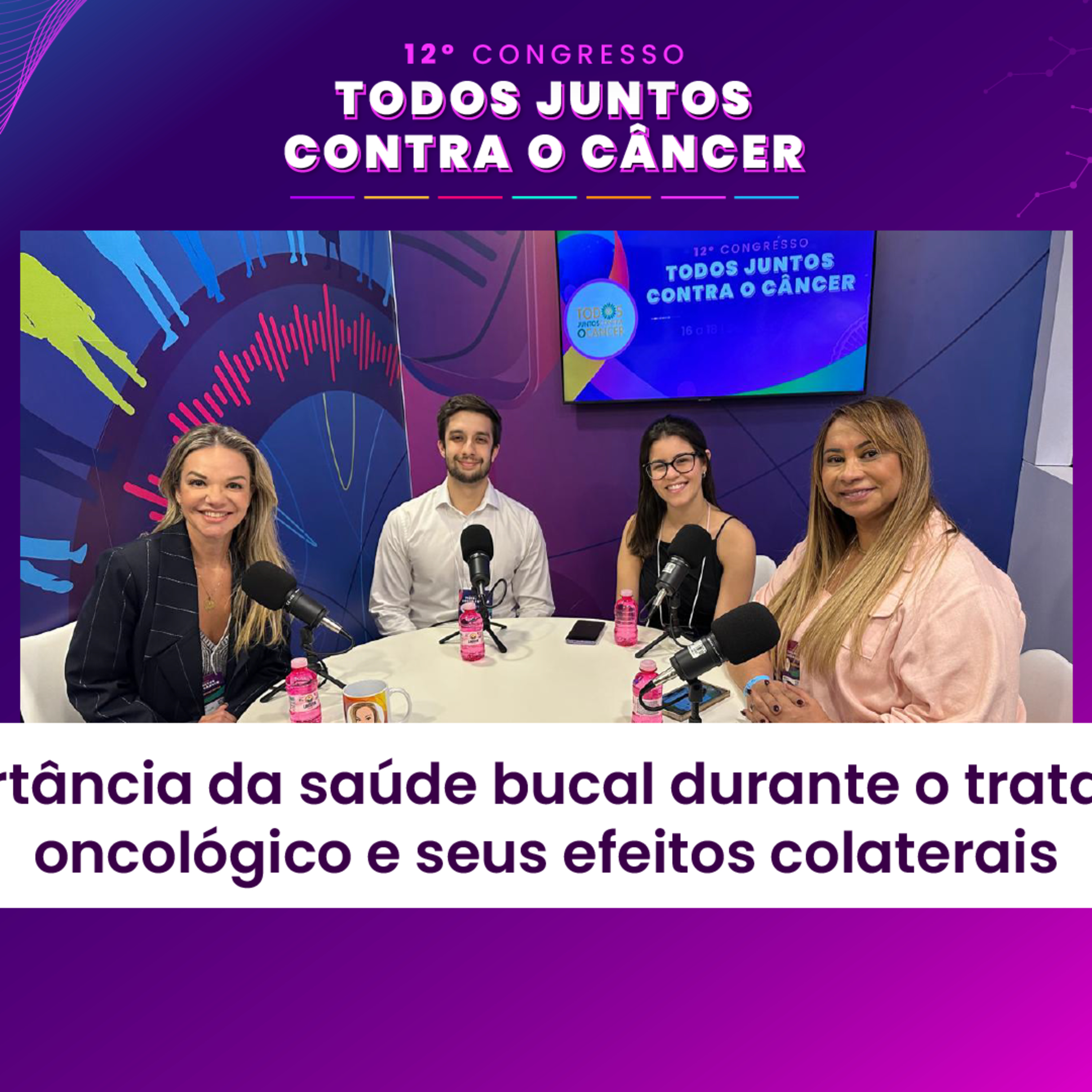 EP 85 - A importância da saúde bucal antes, durante e depois do tratamento oncológico episode artwork