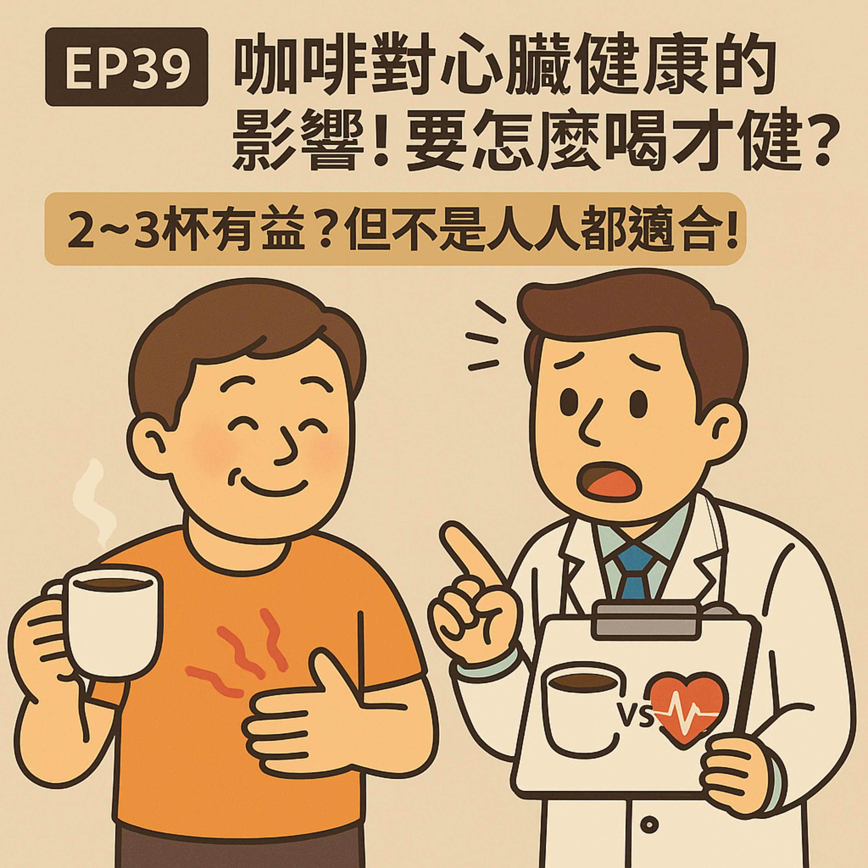 🎙️ EP39｜咖啡喝對了保心臟，喝錯可能讓你心悸失眠！