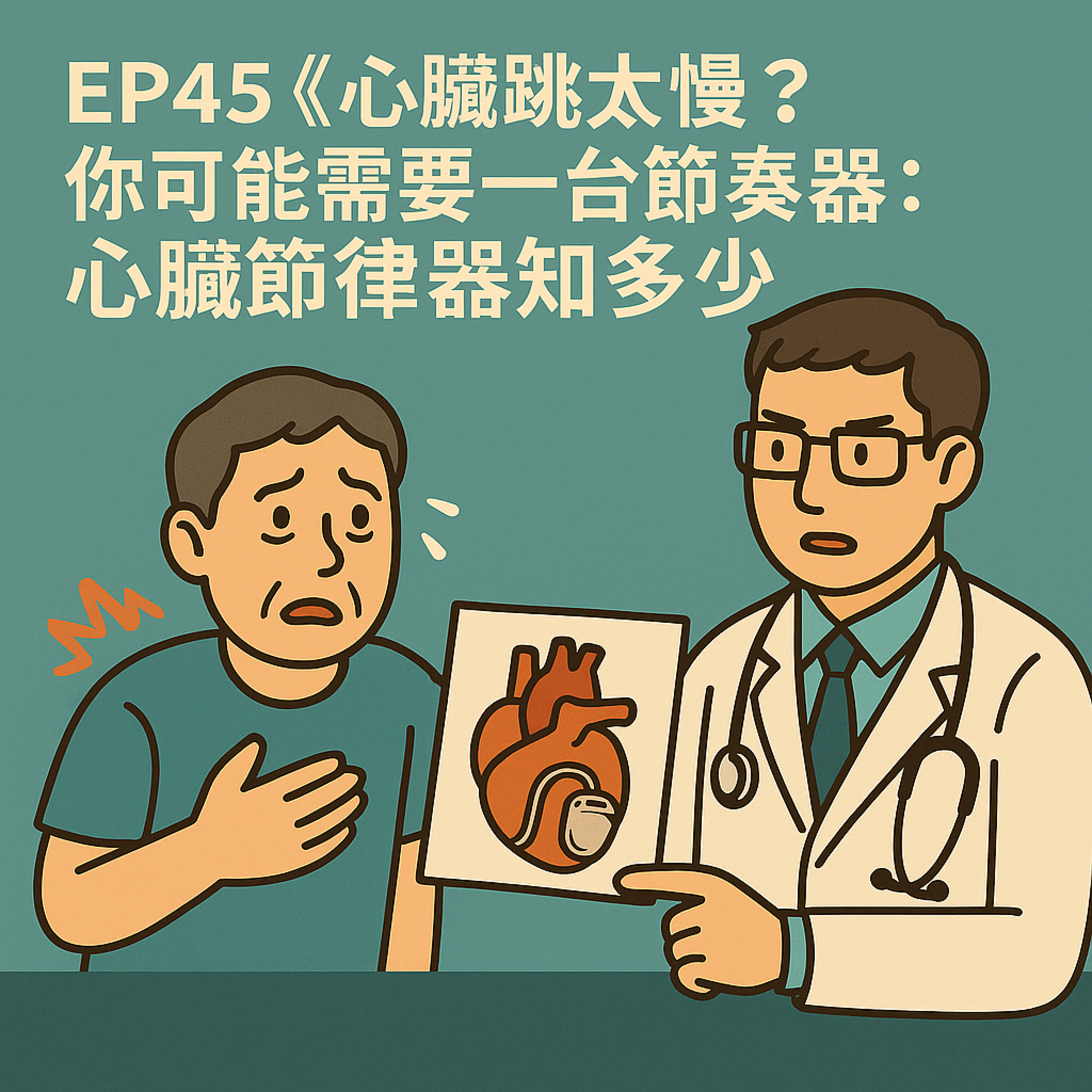 🎙️ EP45｜心跳慢到40下？你可能需要節律器來幫心臟「找回節奏」