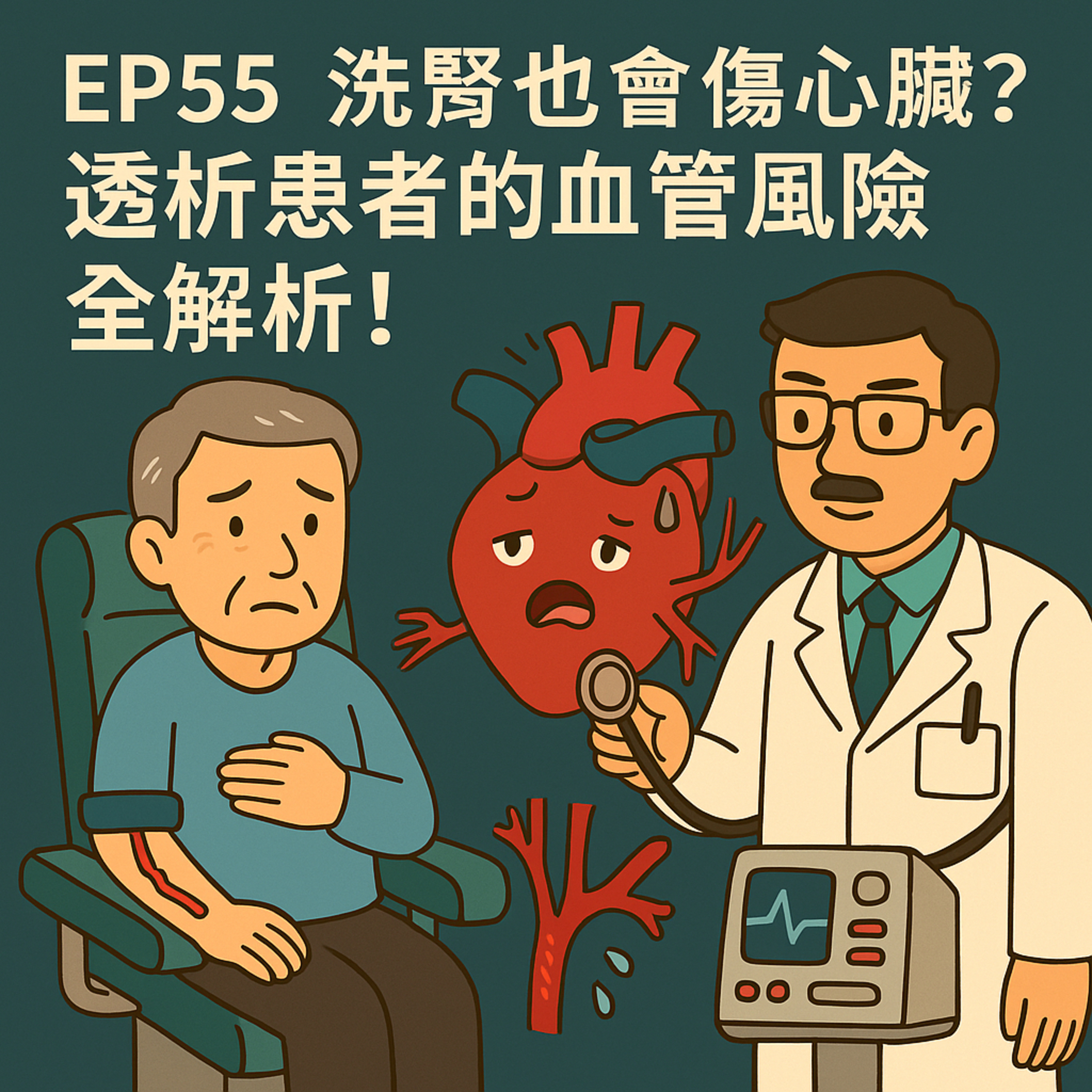 🎙️ EP55｜洗腎也會傷心臟？透析患者的血管風險全解析！