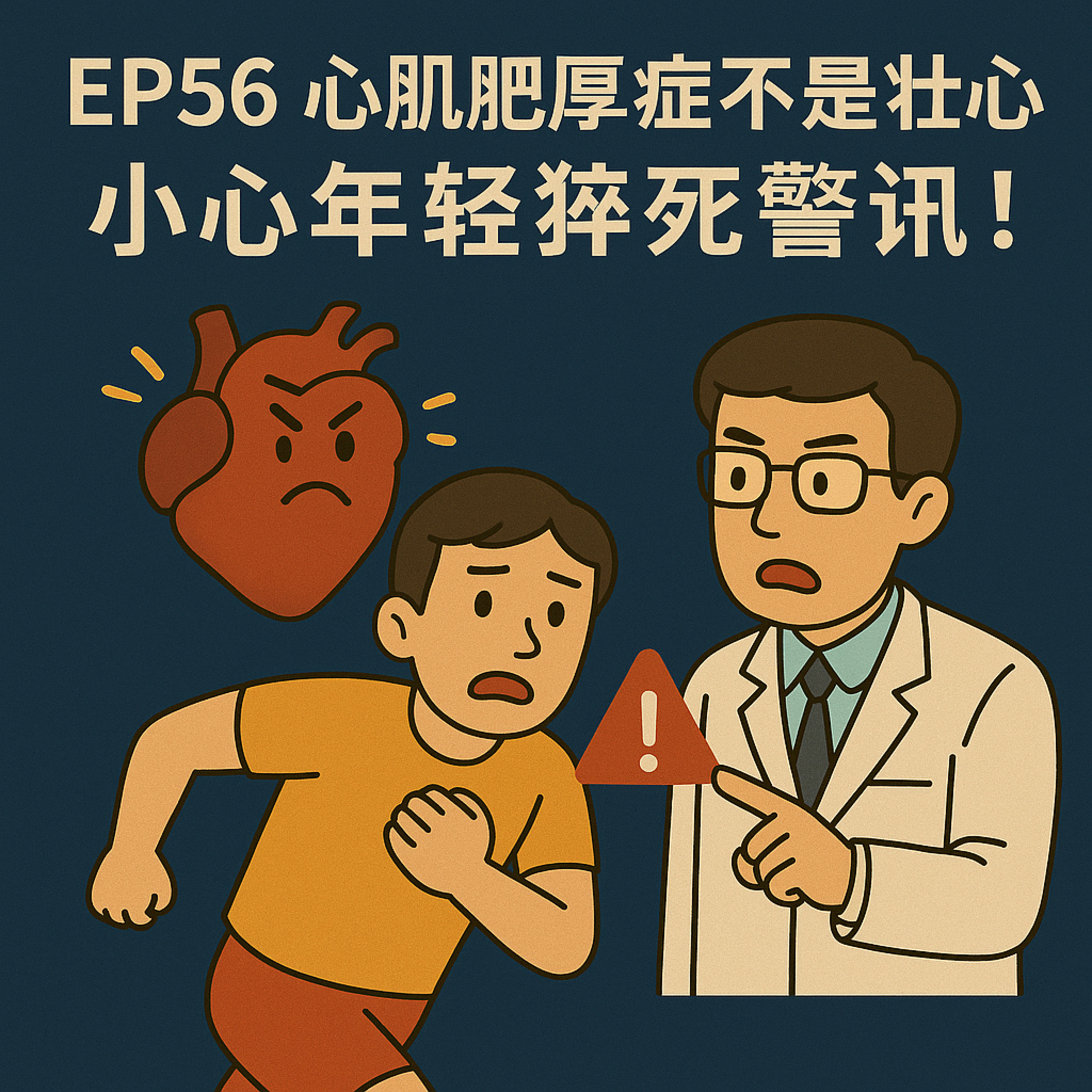 🎙️EP56｜壯心臟反而有危險？揭開「心肌肥厚症」與年輕猝死的真相！