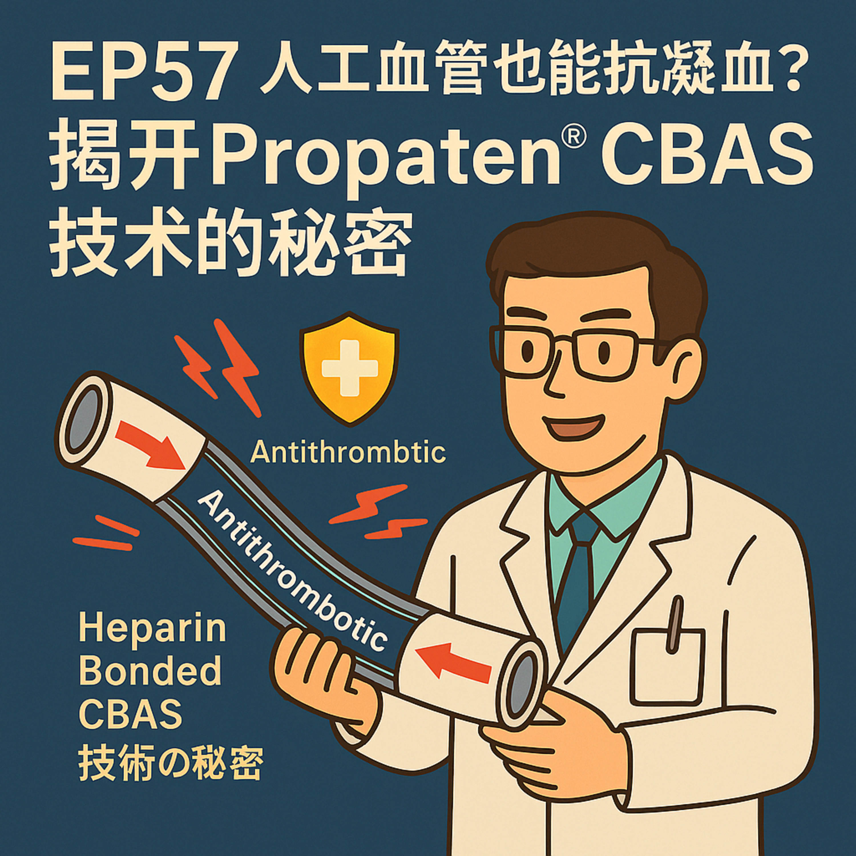 🎙️EP57｜人工血管也能抗凝血？解密 Propaten® CBAS「肝素鍵結技術」！