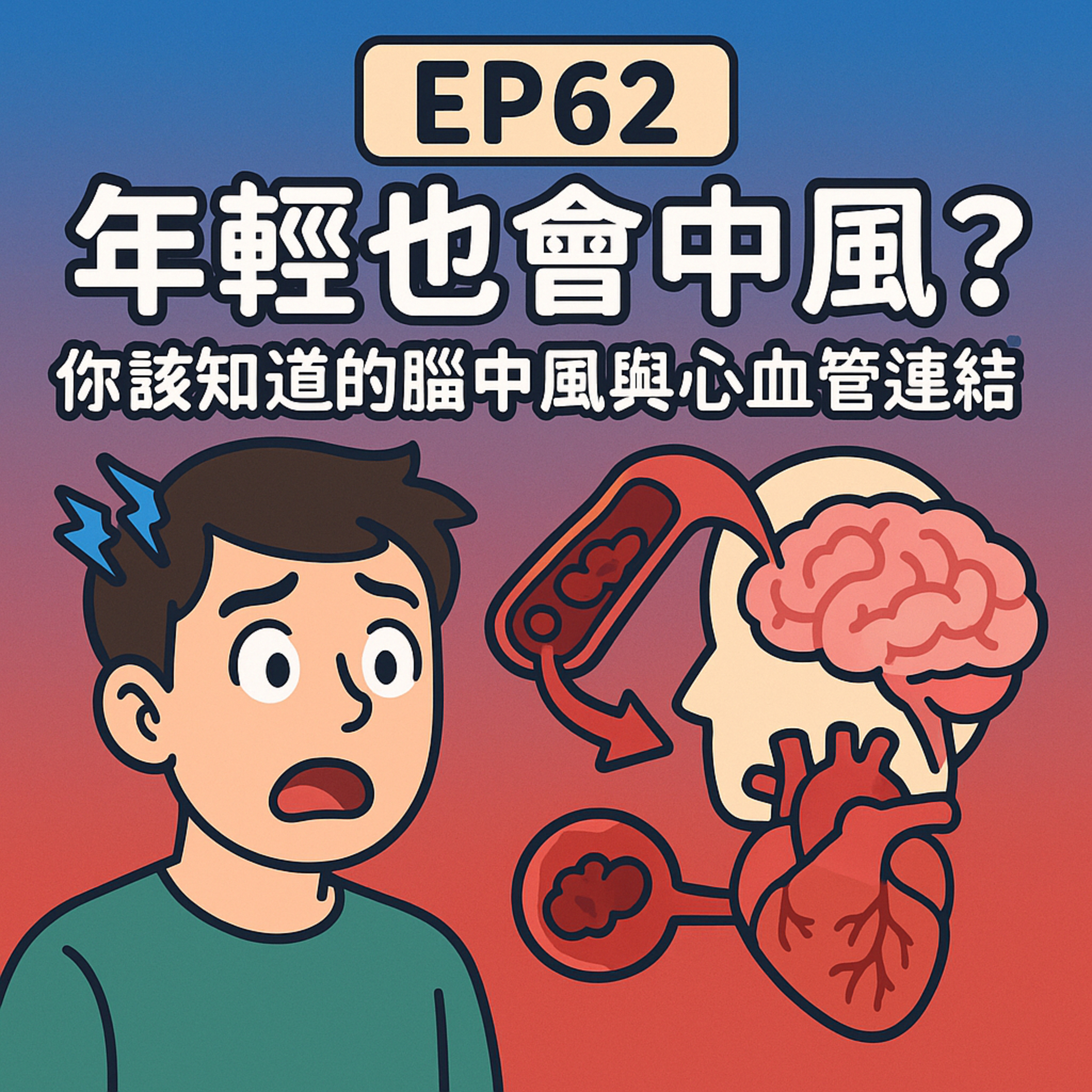 🎙️EP62｜年輕也會中風？搞懂心臟與腦中風的危險連結！
