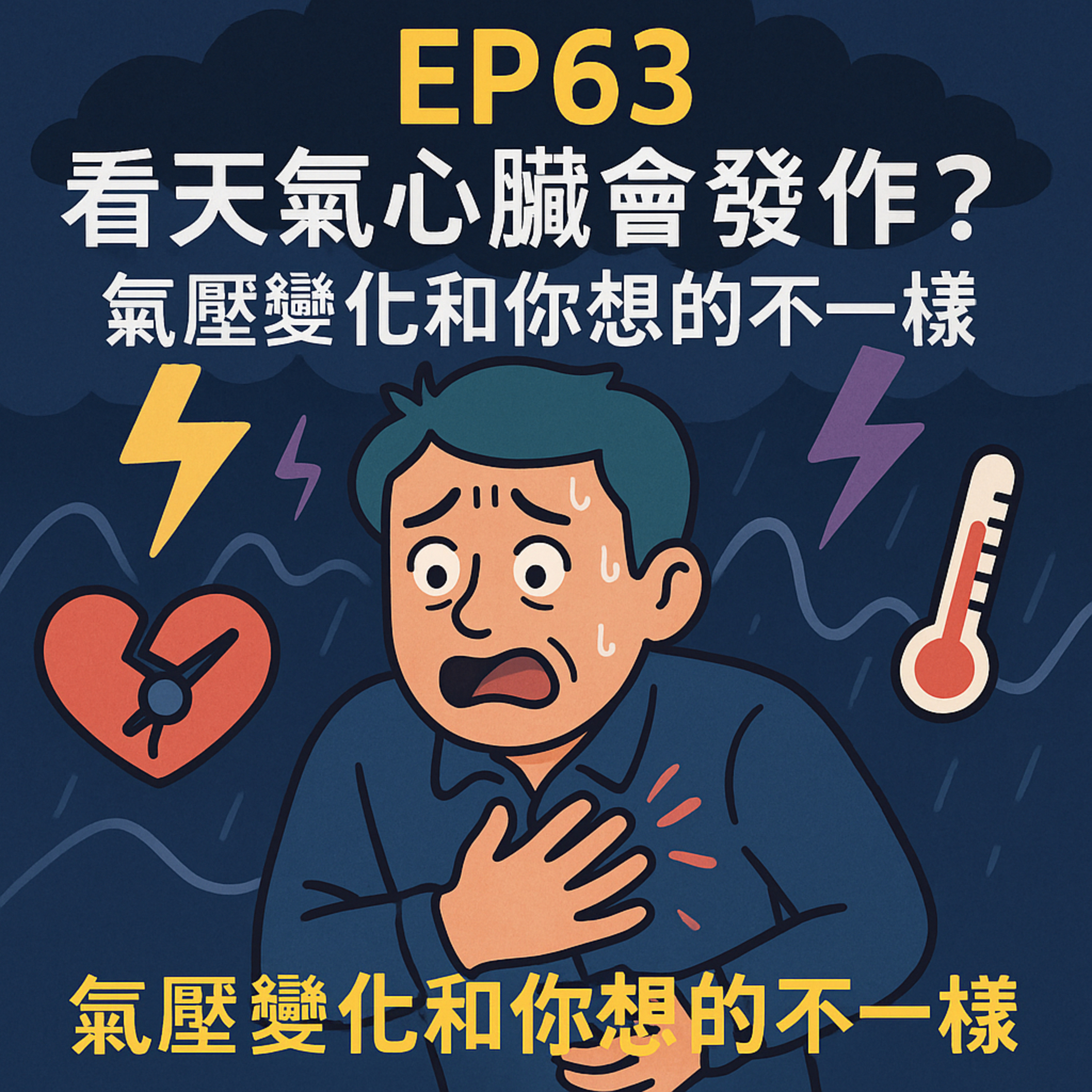 🎙️EP63｜看天氣心臟會發作？氣壓變化與心血管風險的真相！