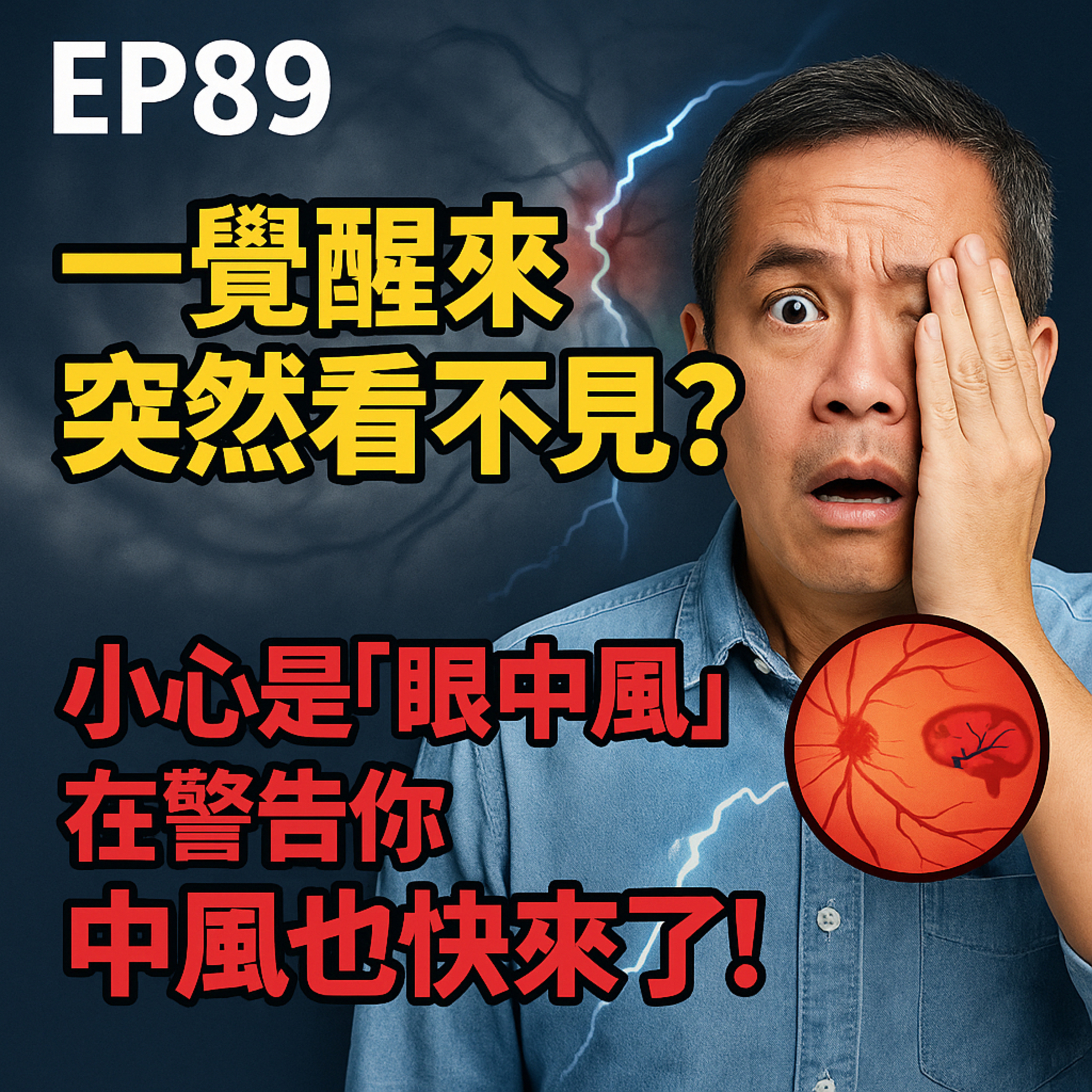 🎙️EP89｜一早起床突然看不見？小心「眼中風」是中風的前兆警訊！