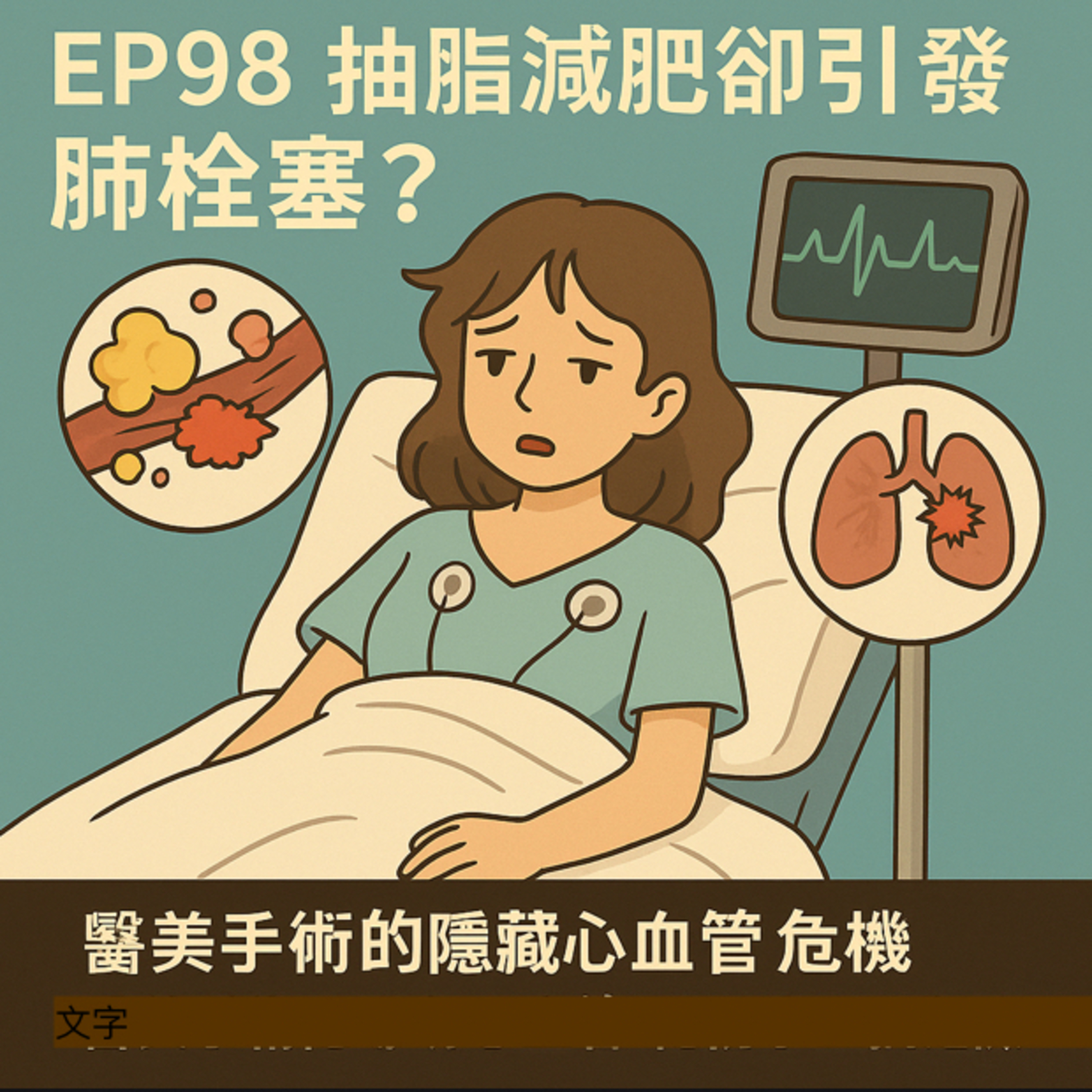 🎙️EP98｜抽脂變瘦卻差點喪命？解析「肺栓塞」與醫美手術的心血管危機