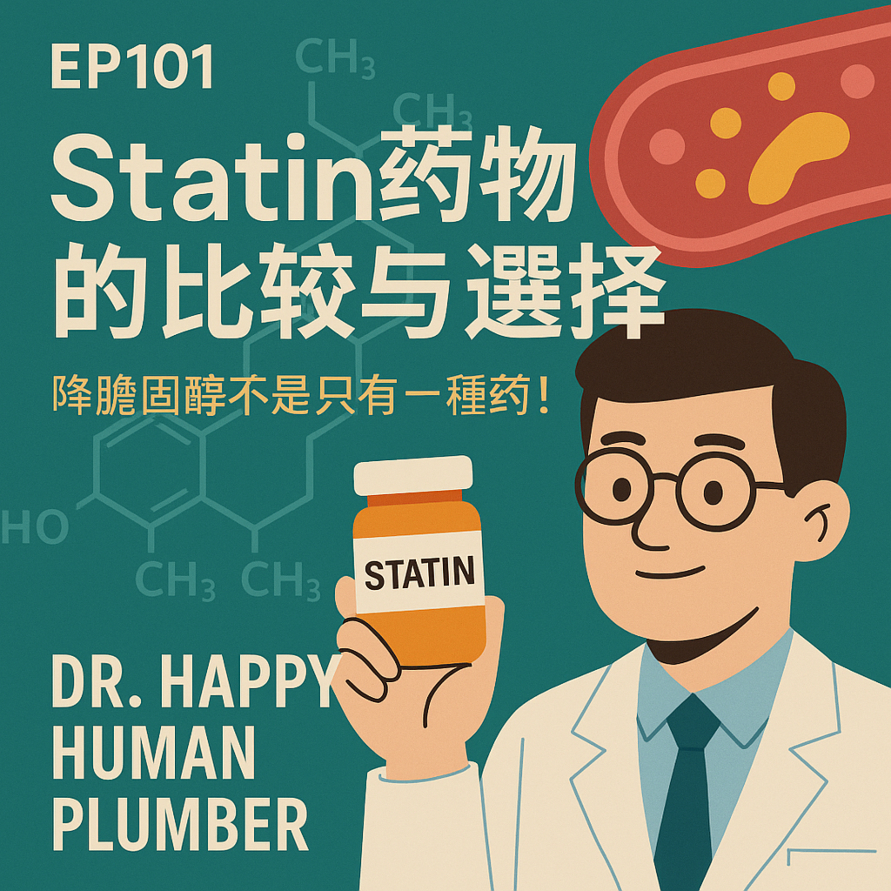 🎙️EP101｜降膽固醇不是只有一種藥！Statin藥物全面解析與選擇指南