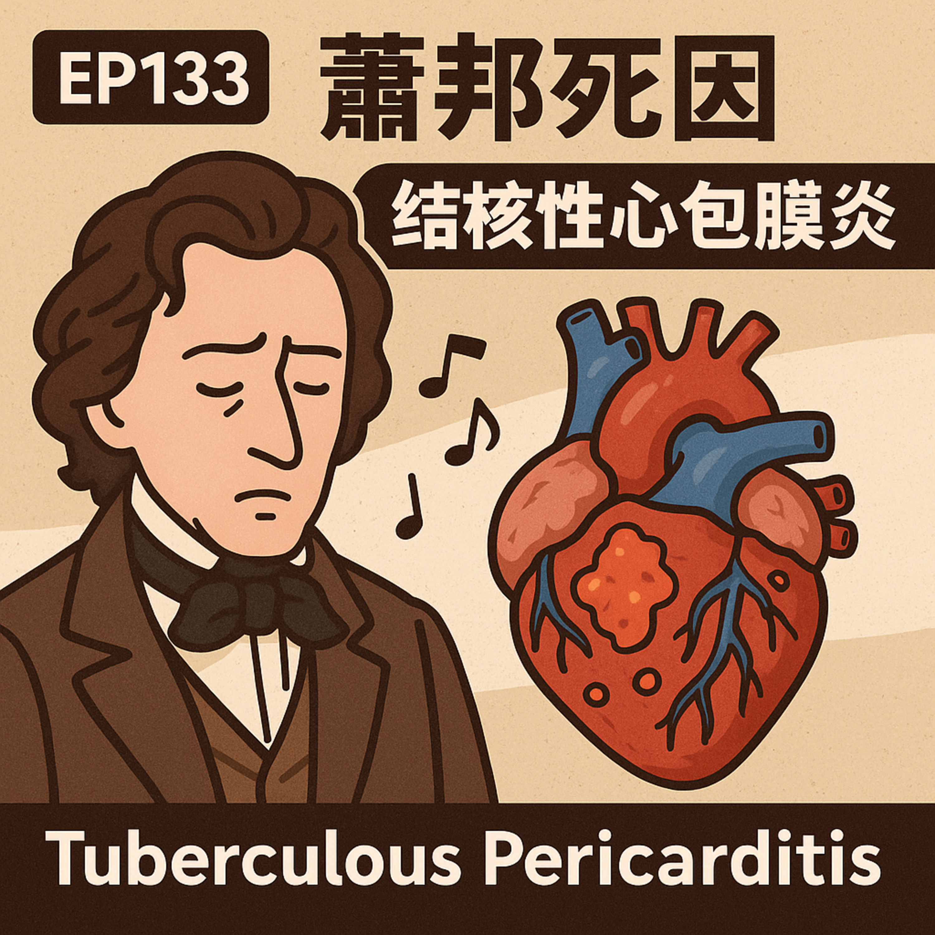 🎙️EP133｜蕭邦死因解密：結核性心包膜炎，壓住天才心跳的最後沉默