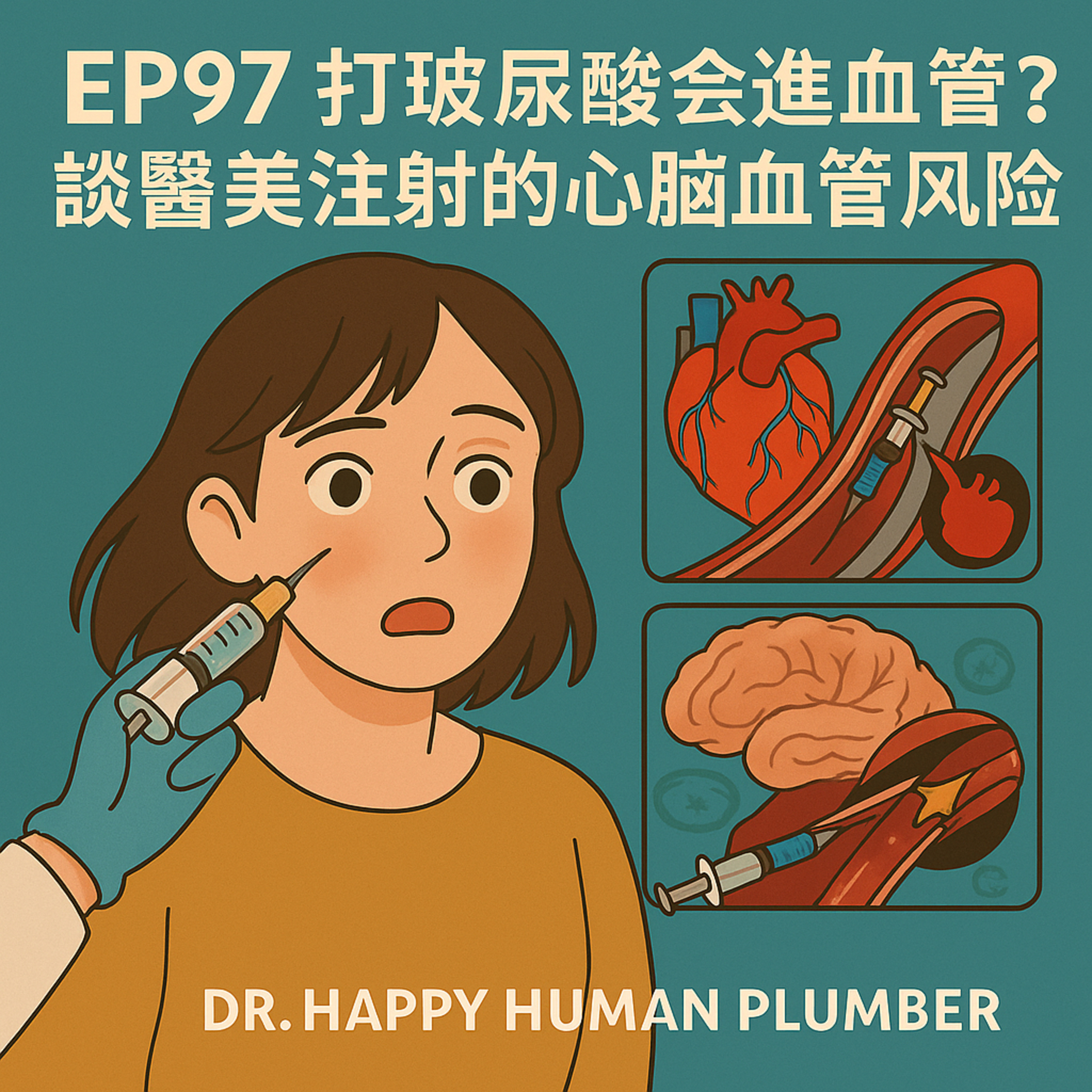 🎙️EP97｜打玻尿酸會失明、中風、心肌梗塞？醫美針劑「進血管」的真相！！