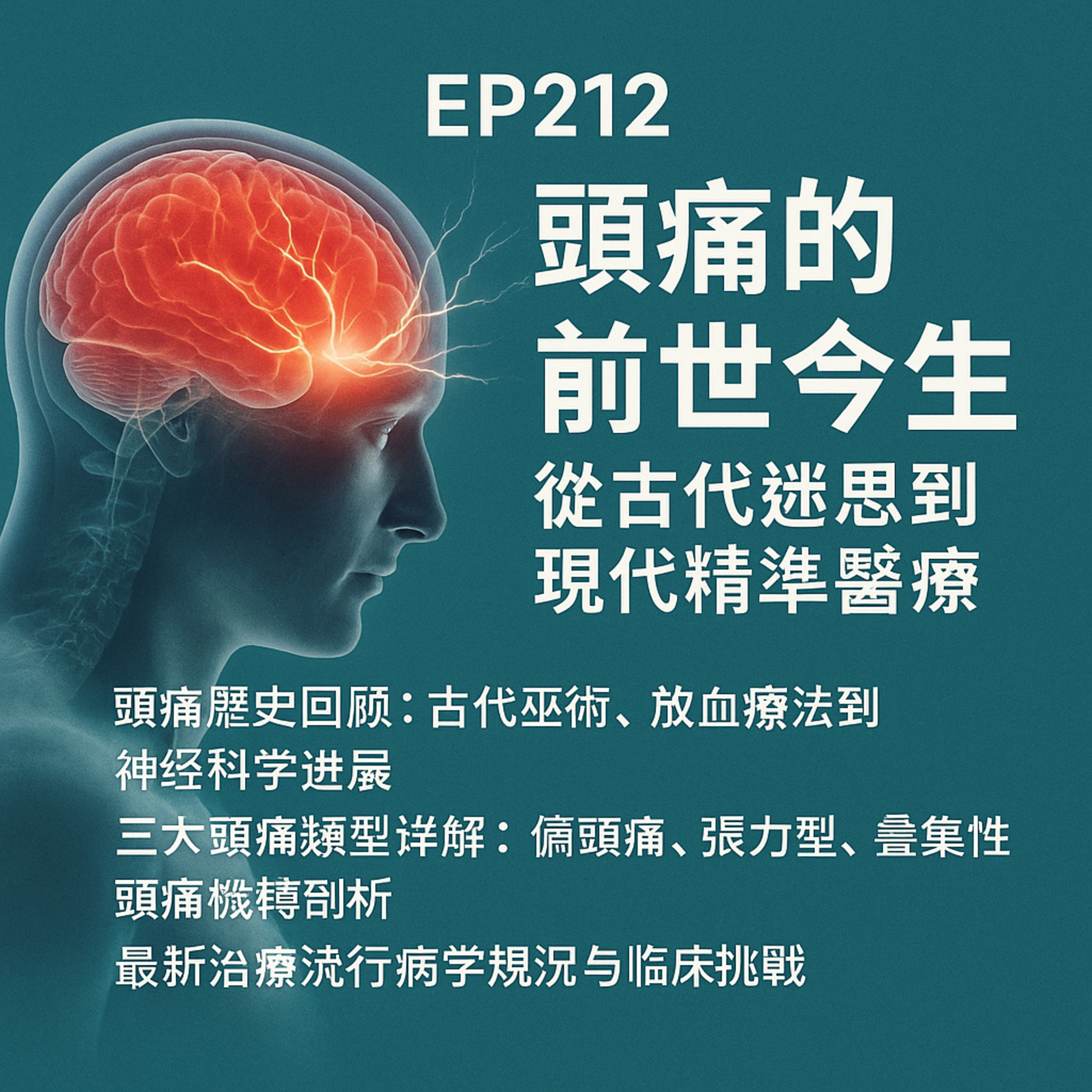 🎙️EP212｜頭痛的前世今生：從古代迷思到現代精準醫療