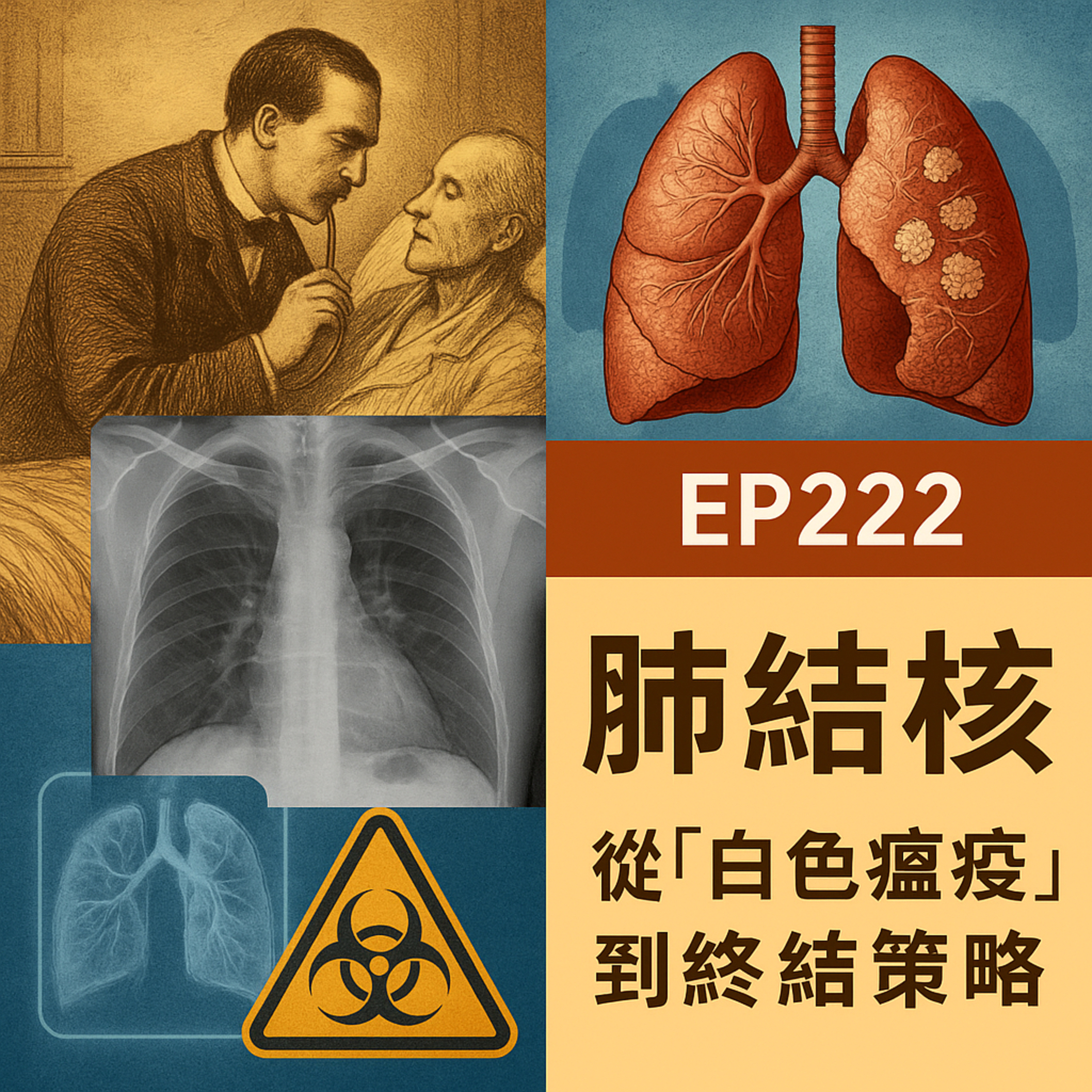 🎙️EP222｜肺結核不只是歷史病！從白色瘟疫到全球抗藥挑戰，我們離終結還有多遠？