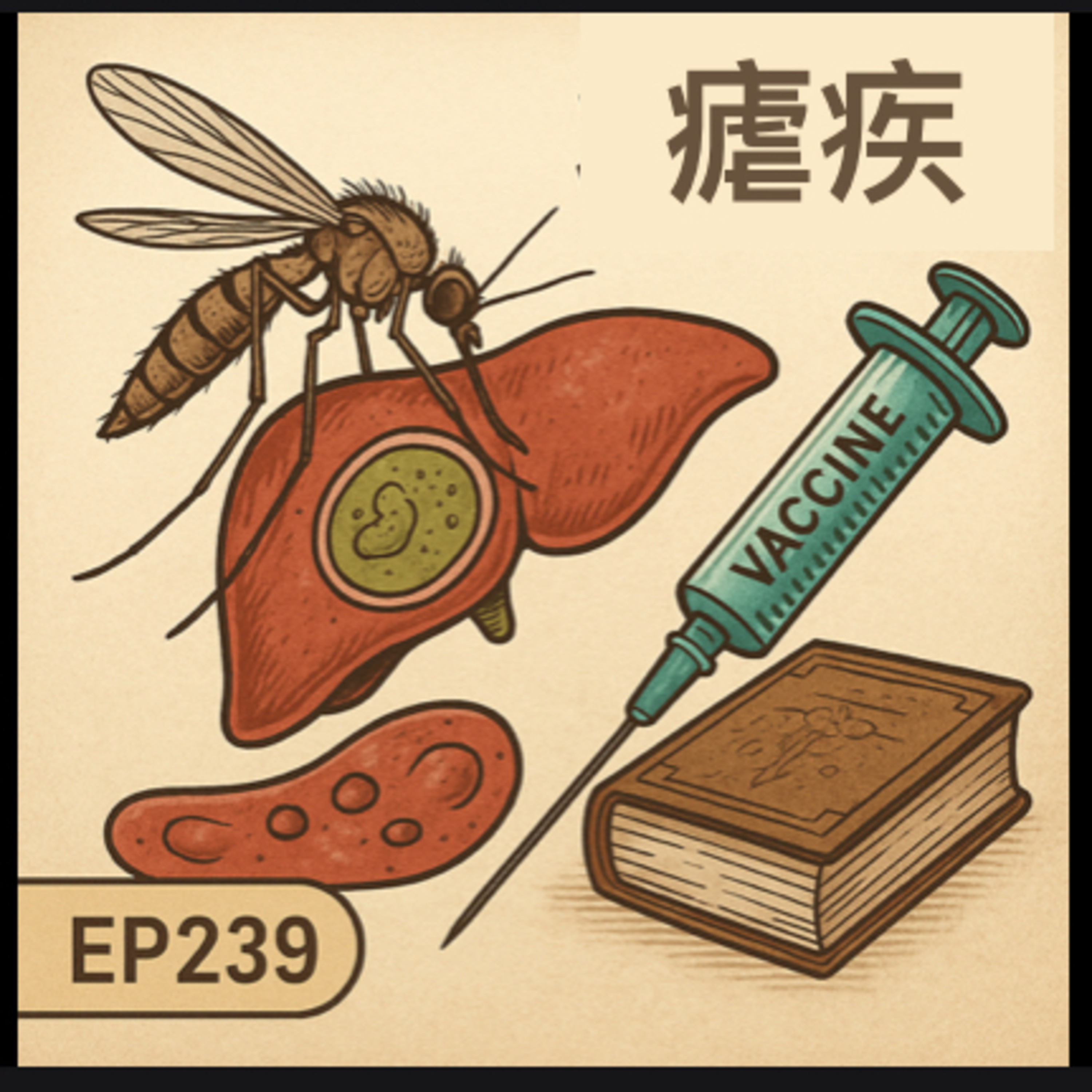🎙️EP239｜瘧疾為什麼還沒絕跡？從歷史傳說到下一代疫苗的攻防戰
