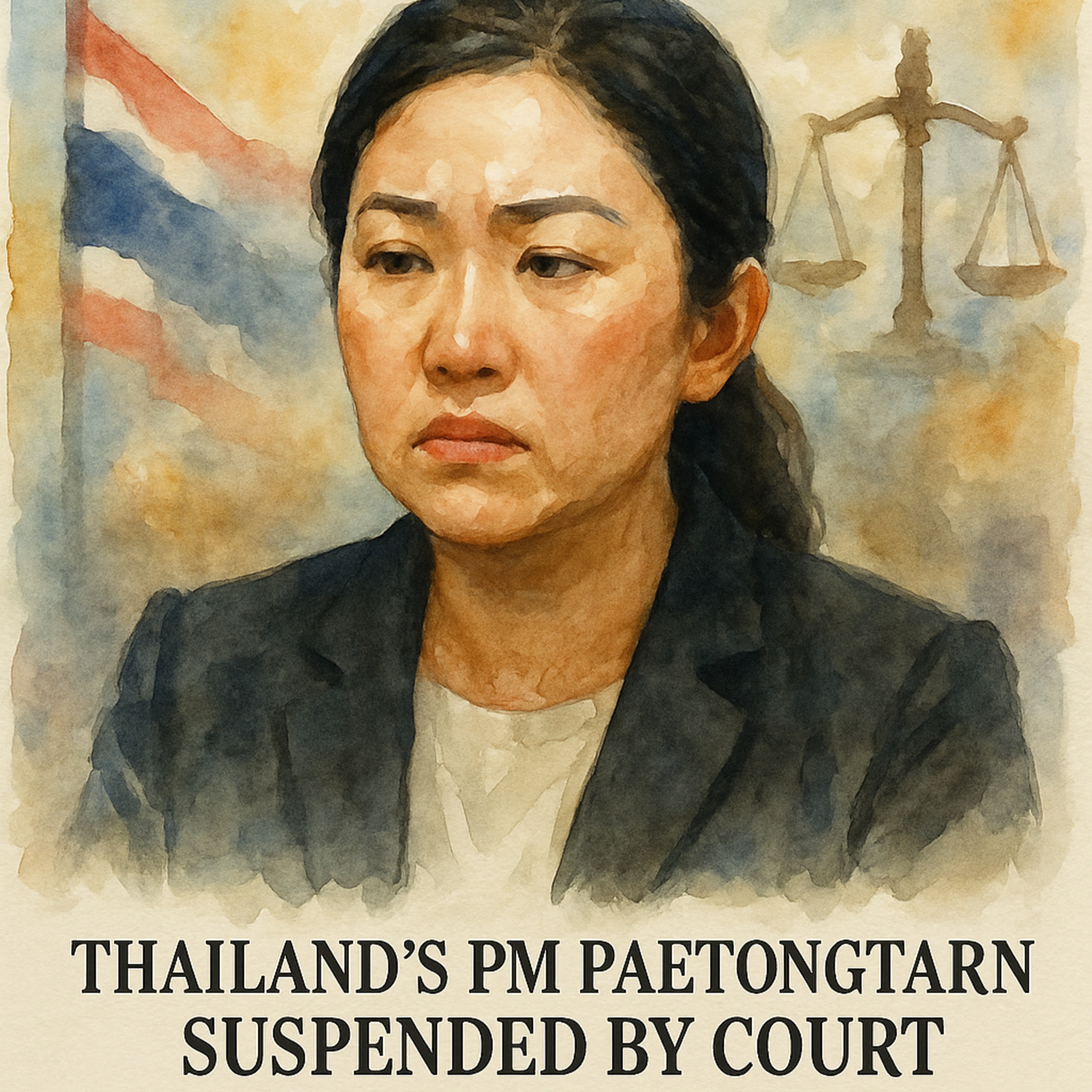 BREAKING NEWS! - Thailand’s PM Paetongtarn Suspended by Court Amid Ethics Probe episode artwork