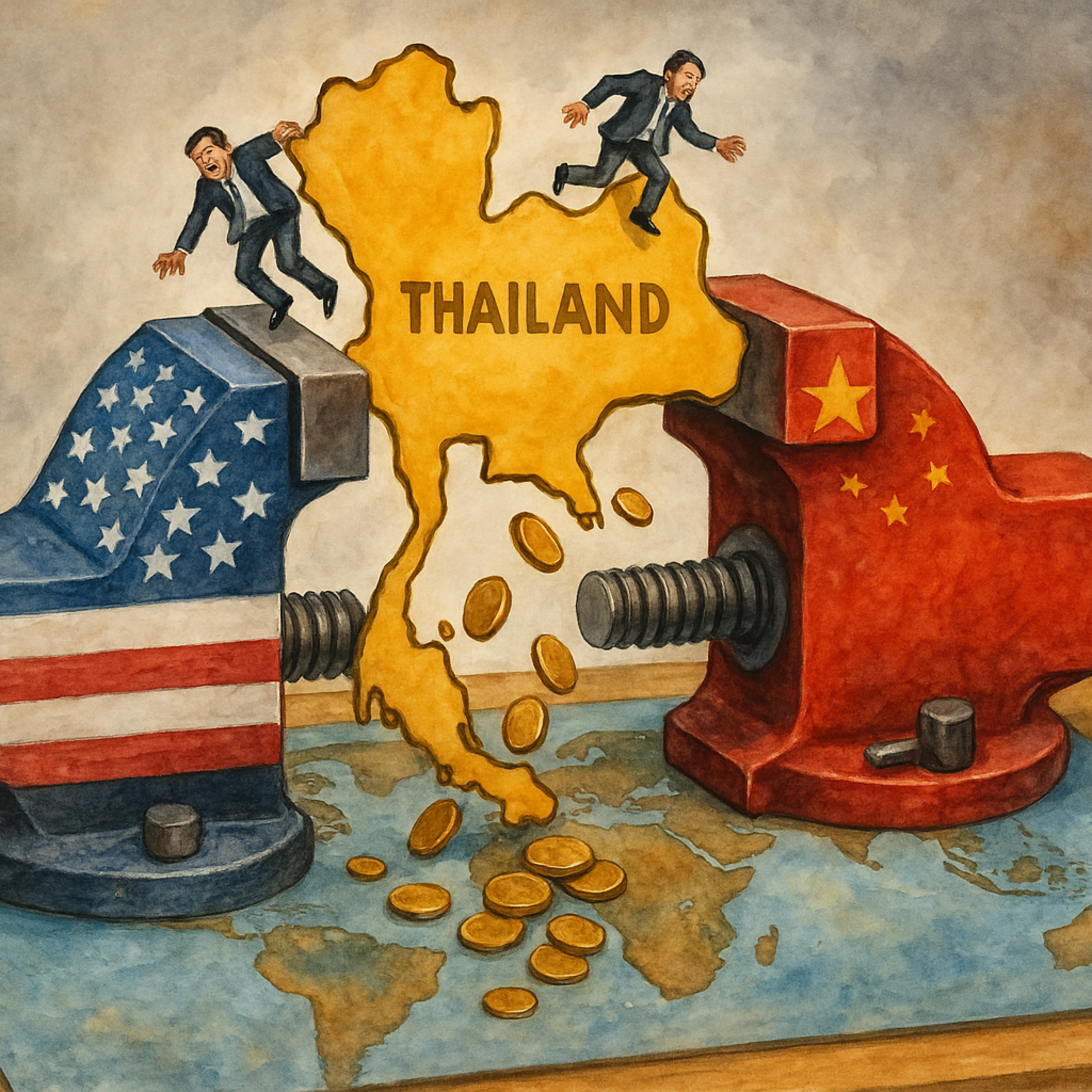 Thailand between a rock and a hard place in the US-China Trade War: Tariffs, China Warnings, and Global Supply Chains episode artwork