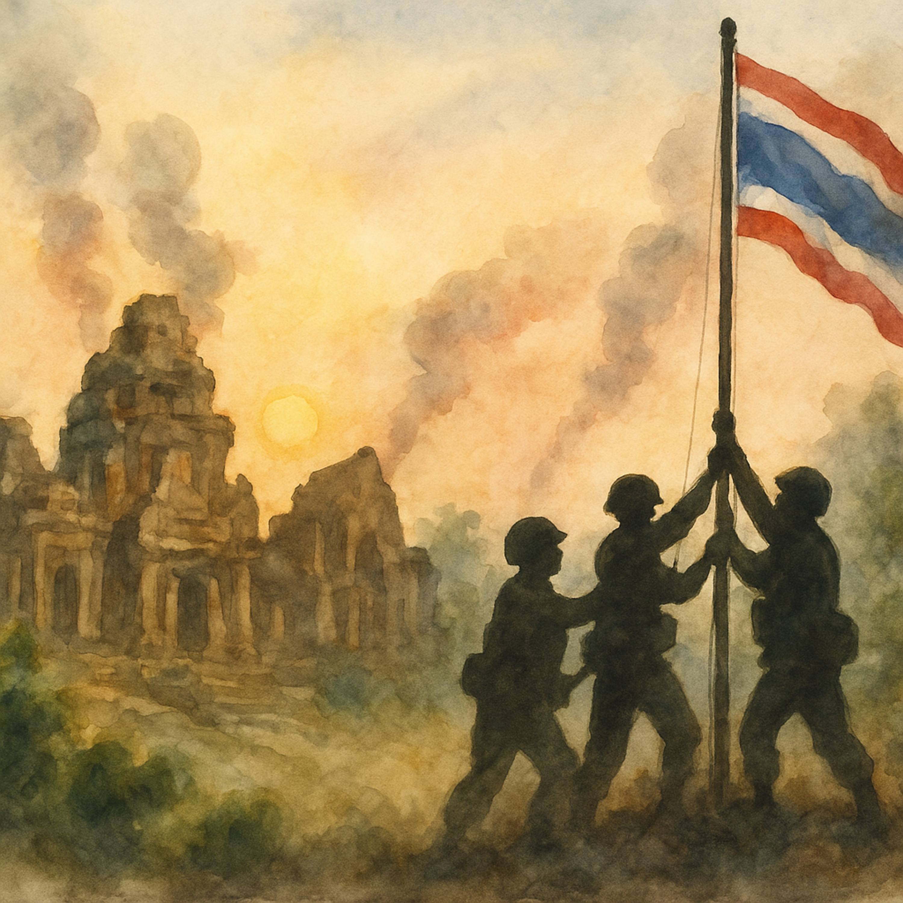 Thai-Cambodia Border Conflict Update: Rockets Pound Prasat Ta Muen, 107,077 Evacuated – 27 July 2025 episode artwork