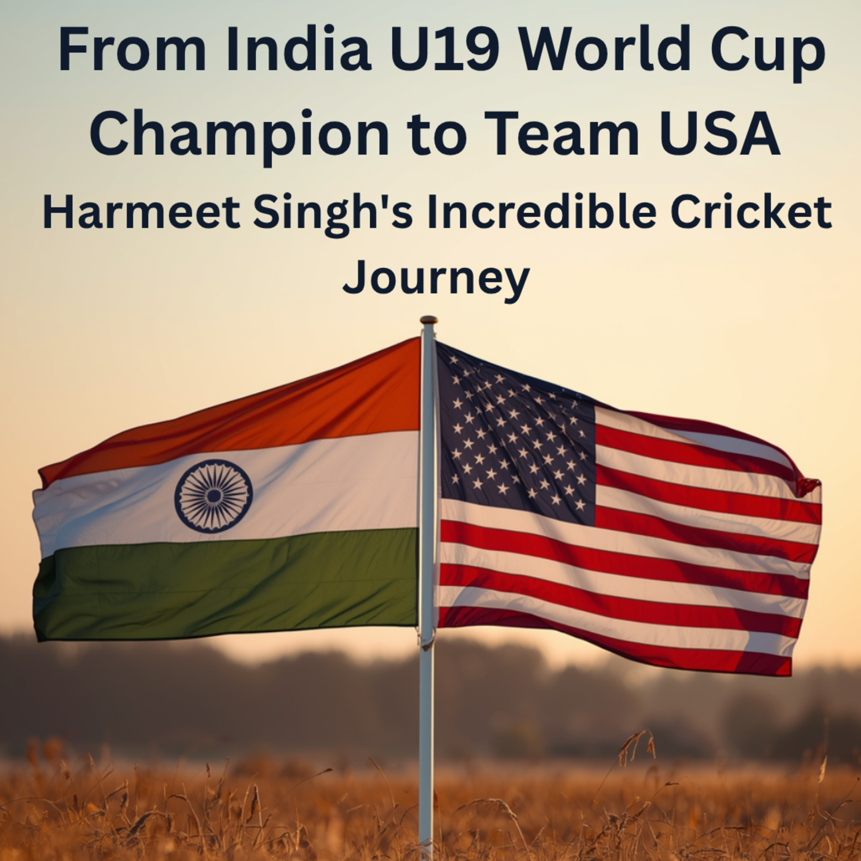 From India U19 World Cup Champion to Team USA | Harmeet Singh's Incredible Cricket Journey episode artwork
