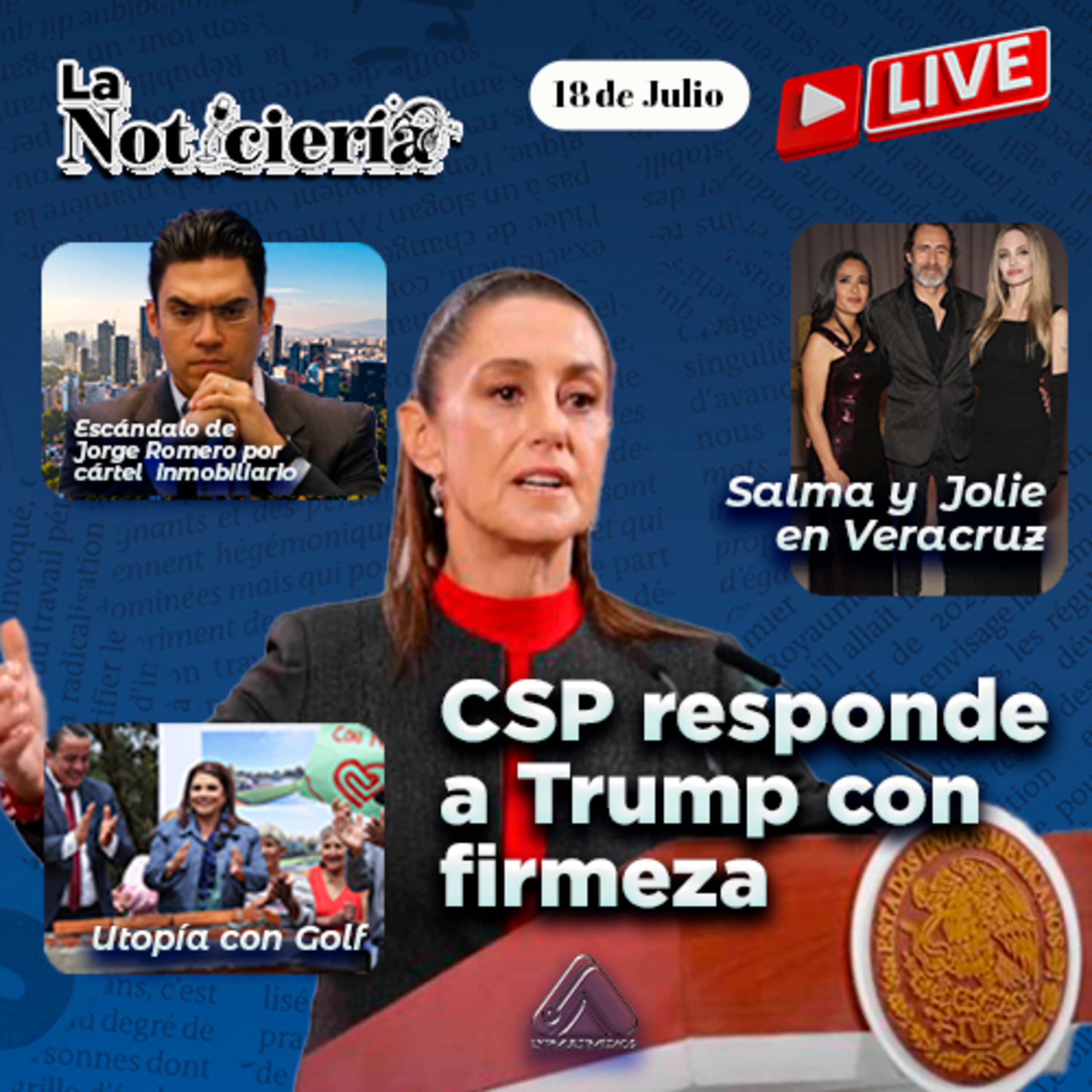 ¡México No Se Agacha! | Sheinbaum Enfrenta a Trump y Morena Va Contra el Cártel Inmobiliario episode artwork