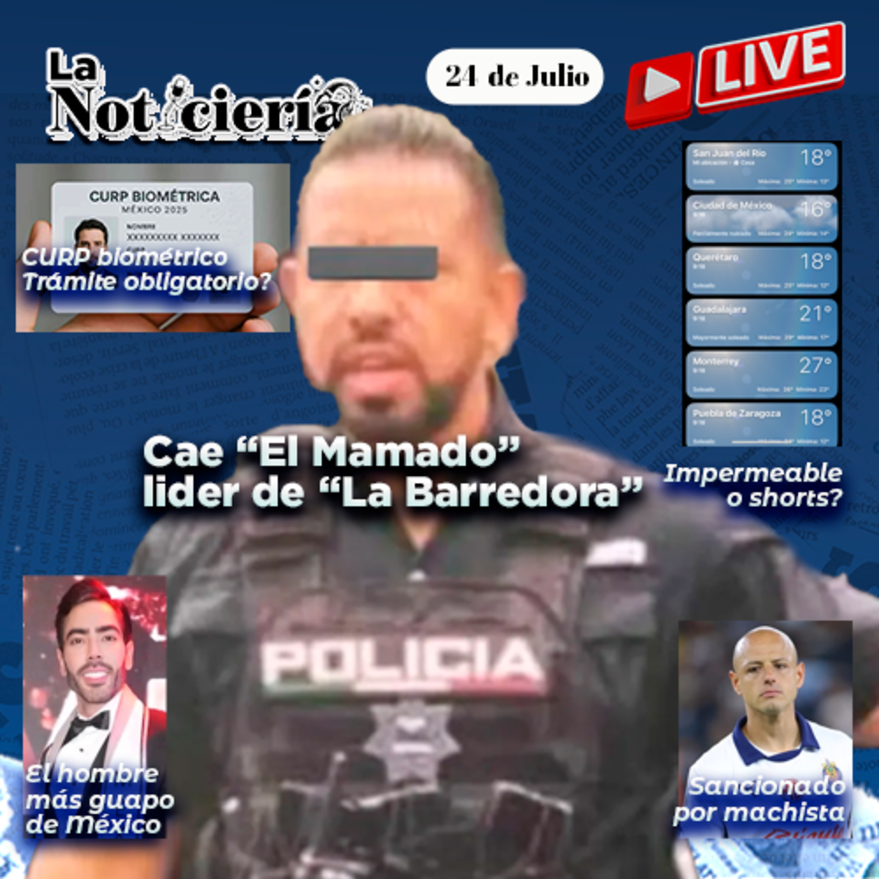 CURP biométrica será oficial | Sheinbaum respalda a Pemex | Cae “El Mamado” episode artwork