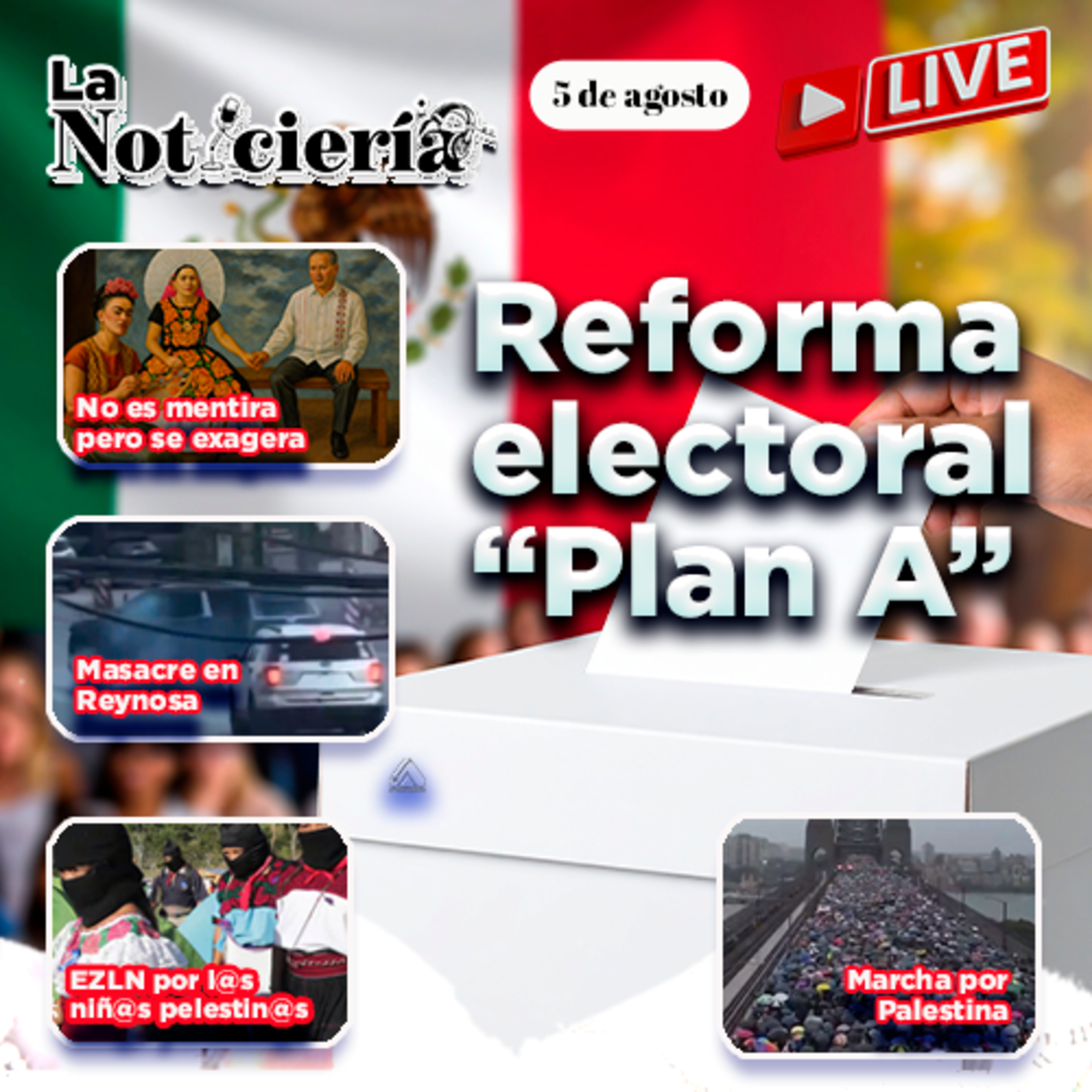 🔴 Atentado en Reynosa, reforma electoral de Sheinbaum y golpe millonario al narco episode artwork