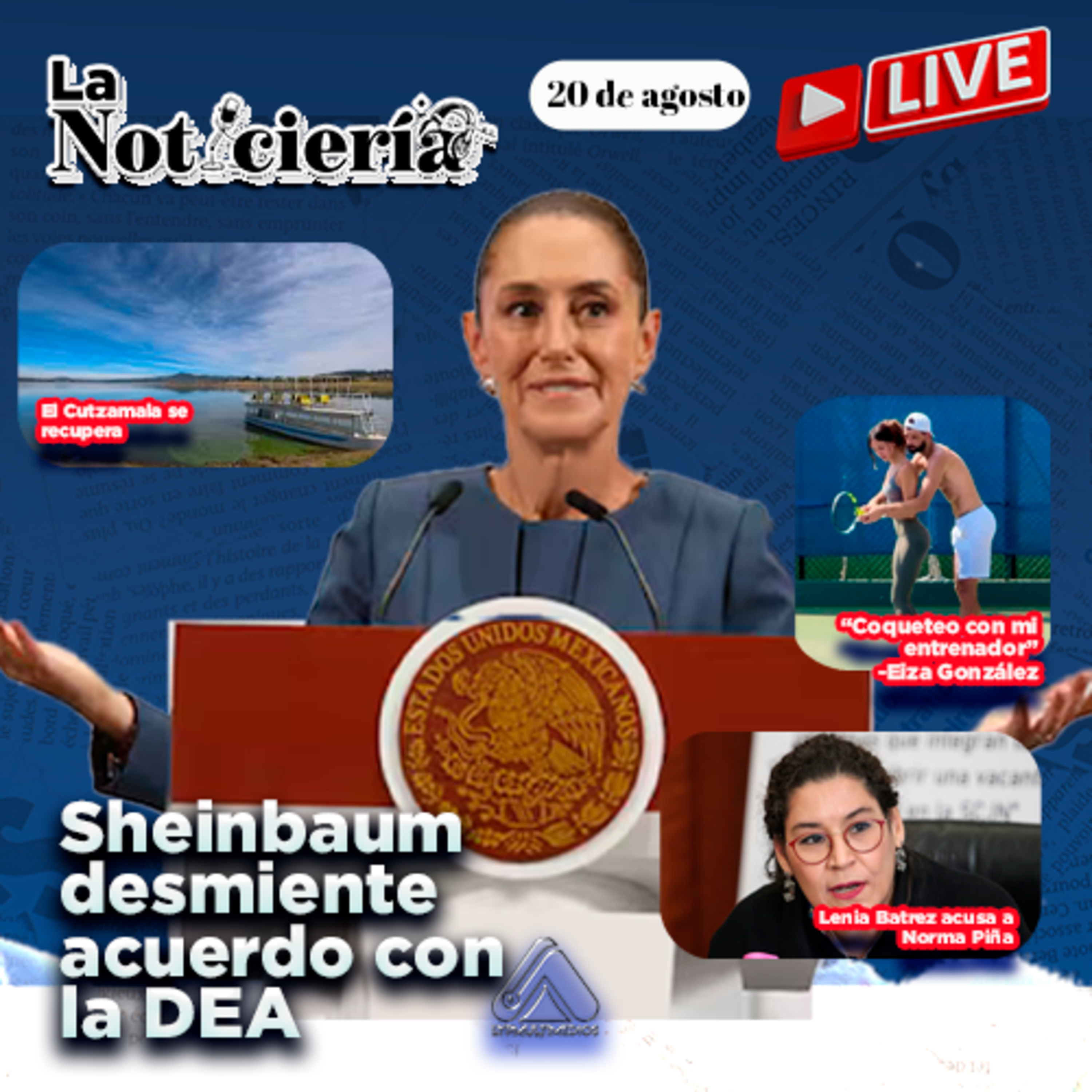 Sheinbaum desmiente acuerdo con la DEA | El 1% más rico acapara 35% de ingresos en México episode artwork