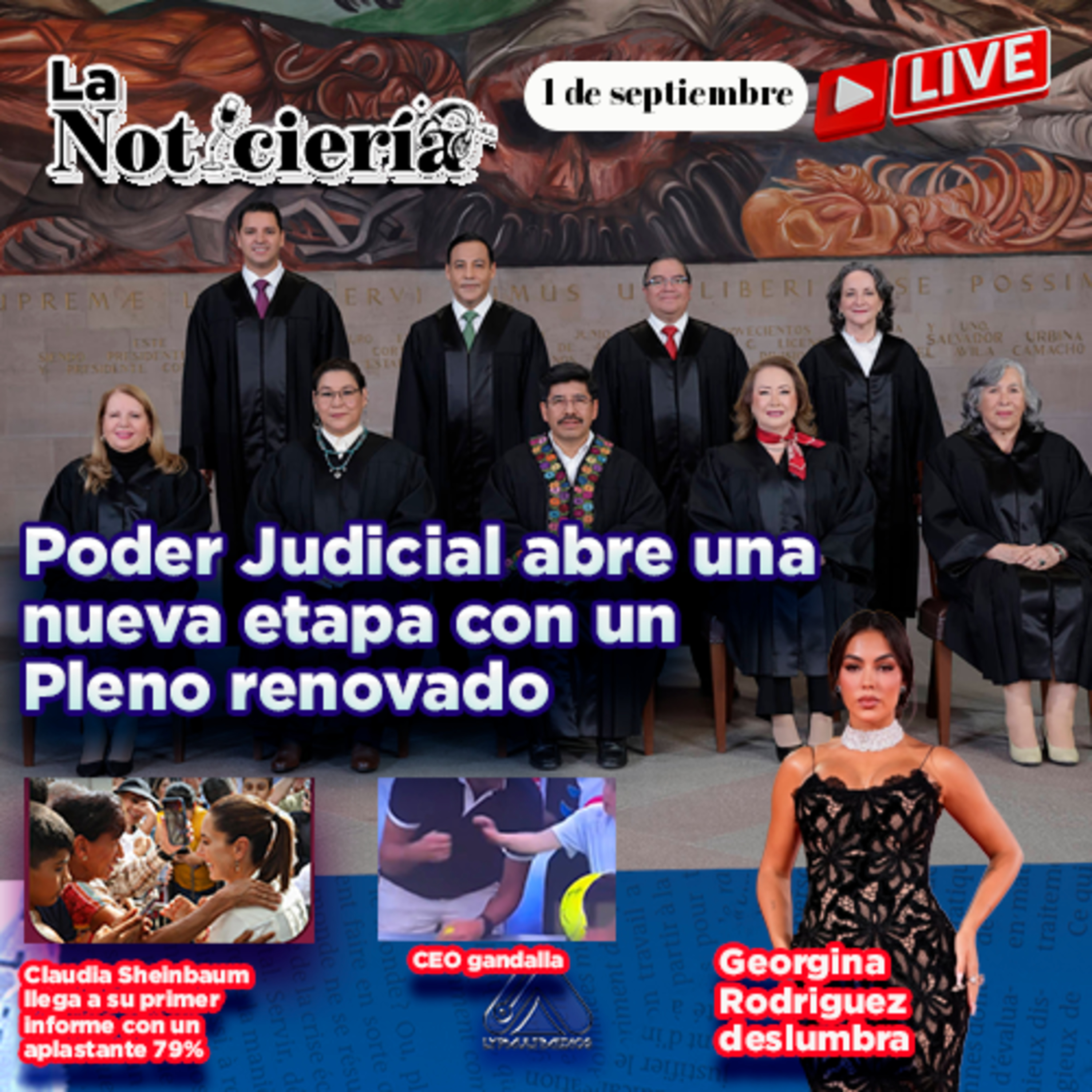 Sheinbaum arrasa con 79% de aprobación en su primer informe episode artwork