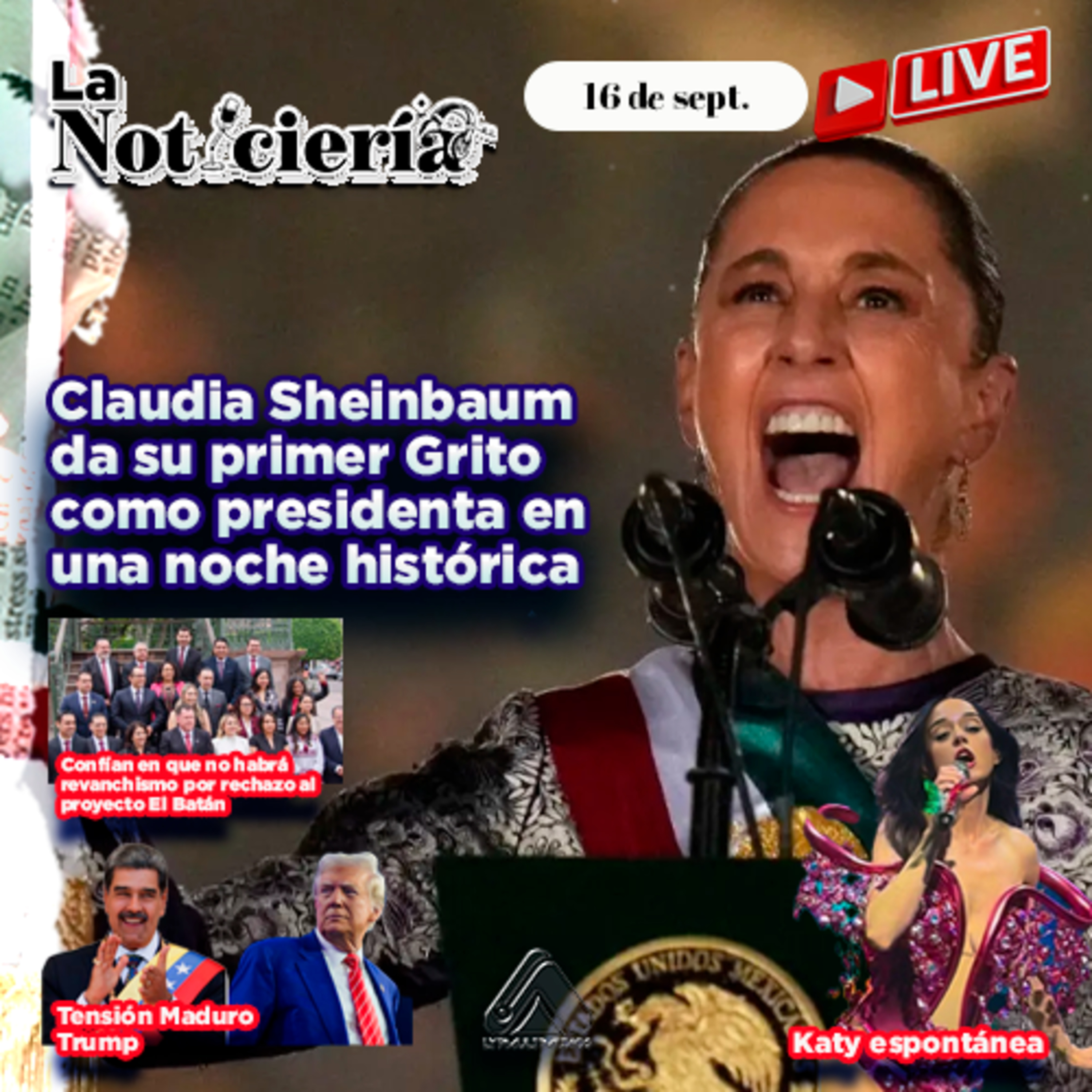 🇲🇽 Claudia Sheinbaum hace historia en el Grito | México entre fiesta y tensiones políticas episode artwork
