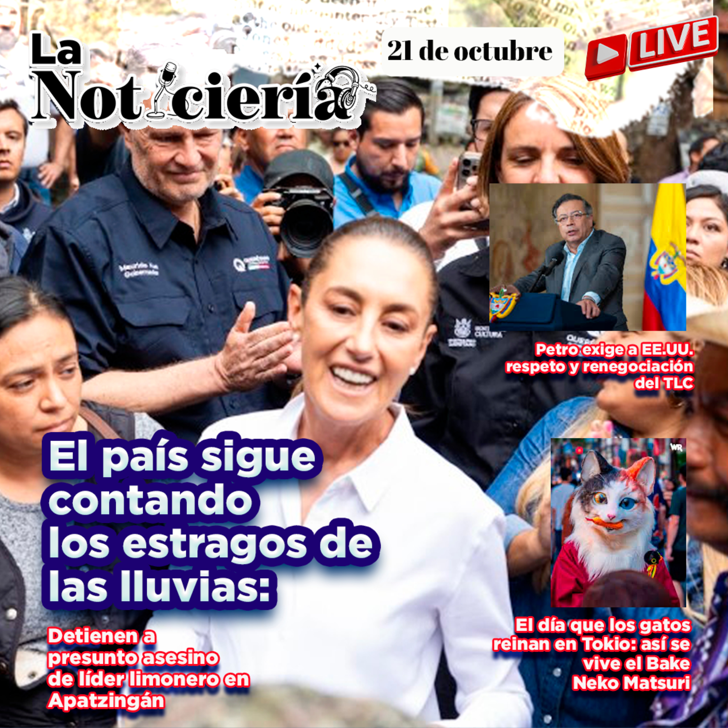 Sheinbaum enfrenta la crisis por lluvias y el “Cártel del Agua” sacude al PAN episode artwork