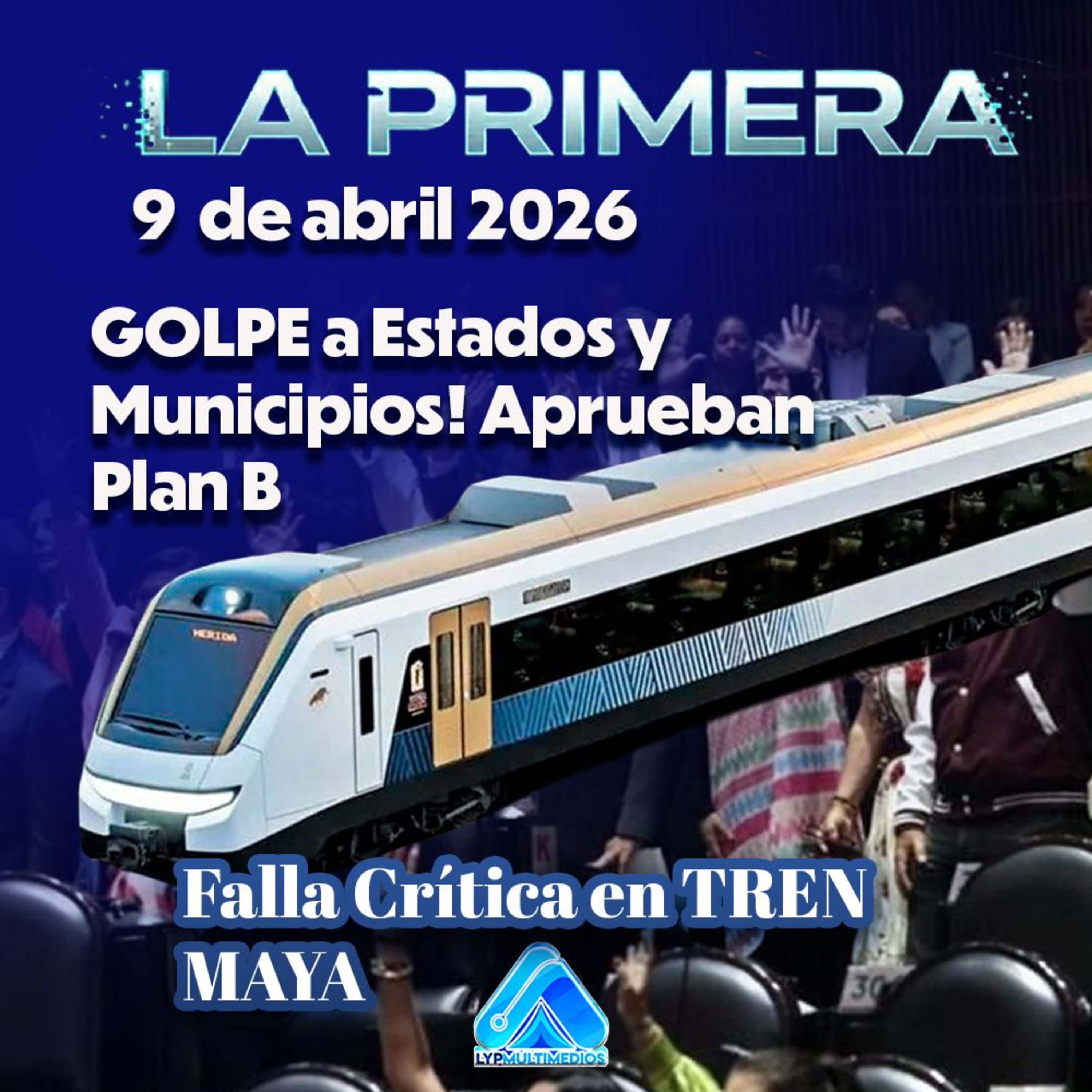 ¡GOLPE a Estados y Municipios! Aprueban Plan B | Falla Crítica en TREN MAYA | IMPEACHMENT a Trump episode artwork
