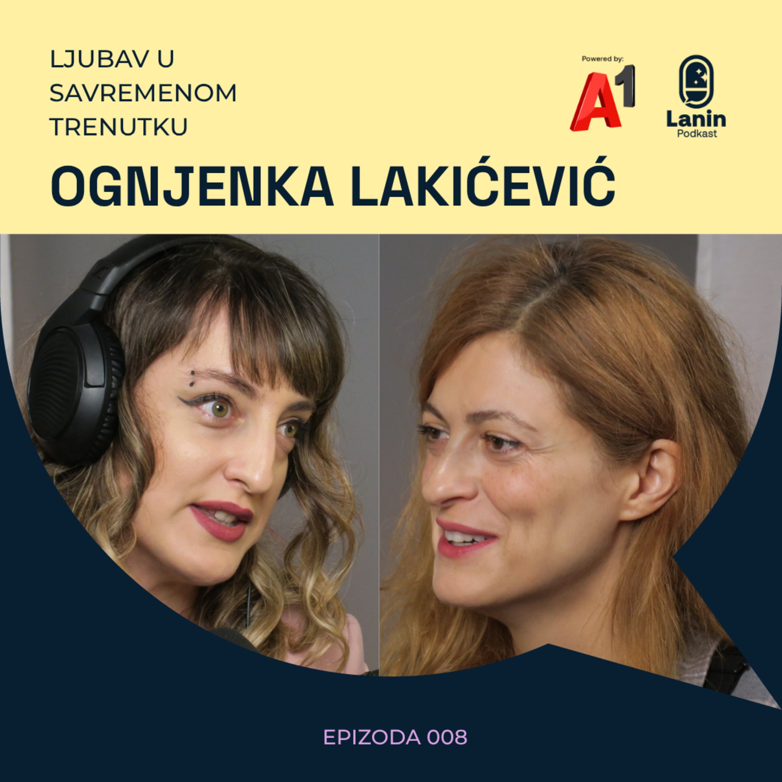 Ljubav u savremenom trenutku: Ognjenka Lakićević | Lanin podkast 008 episode artwork
