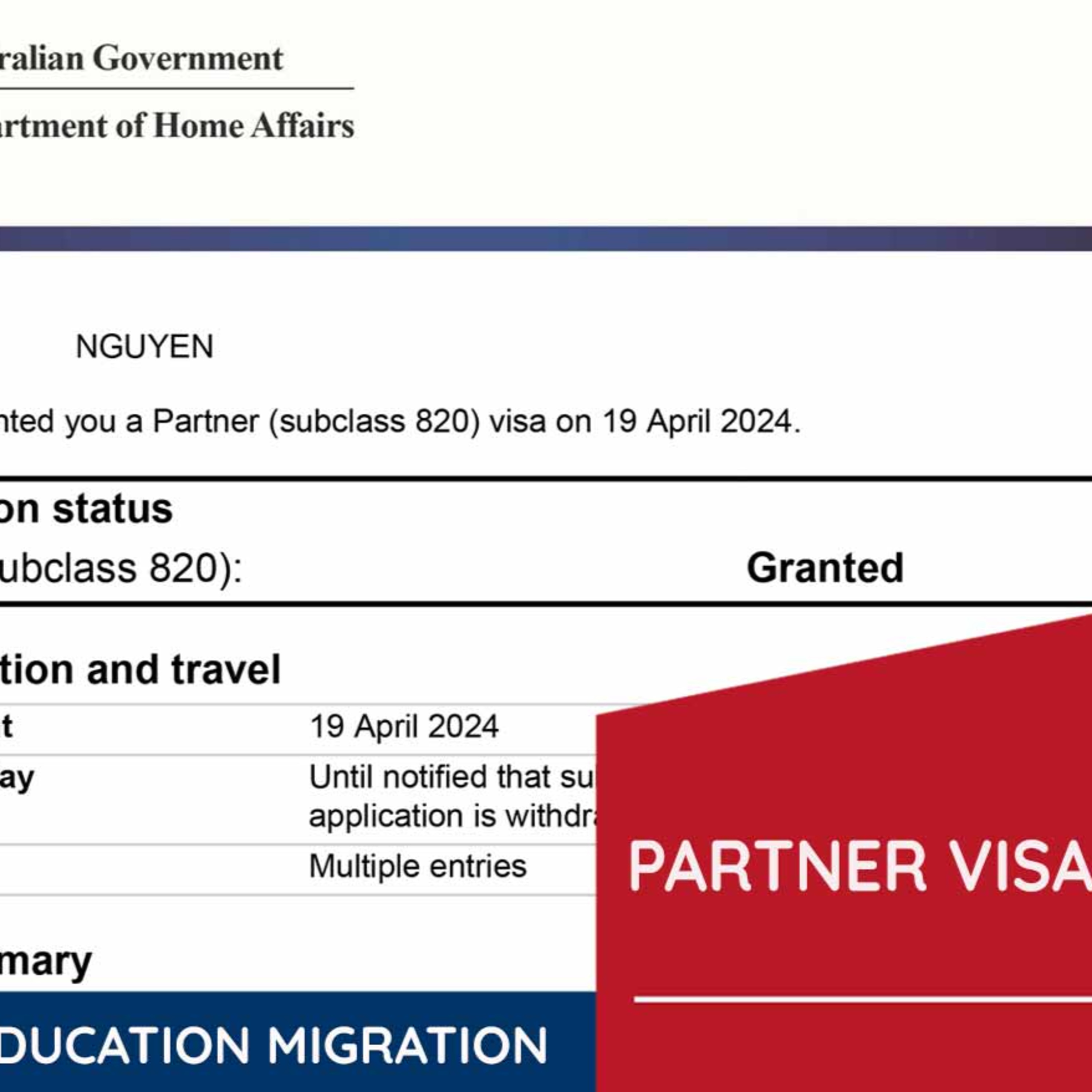 Partner Visa 820/801 episode artwork