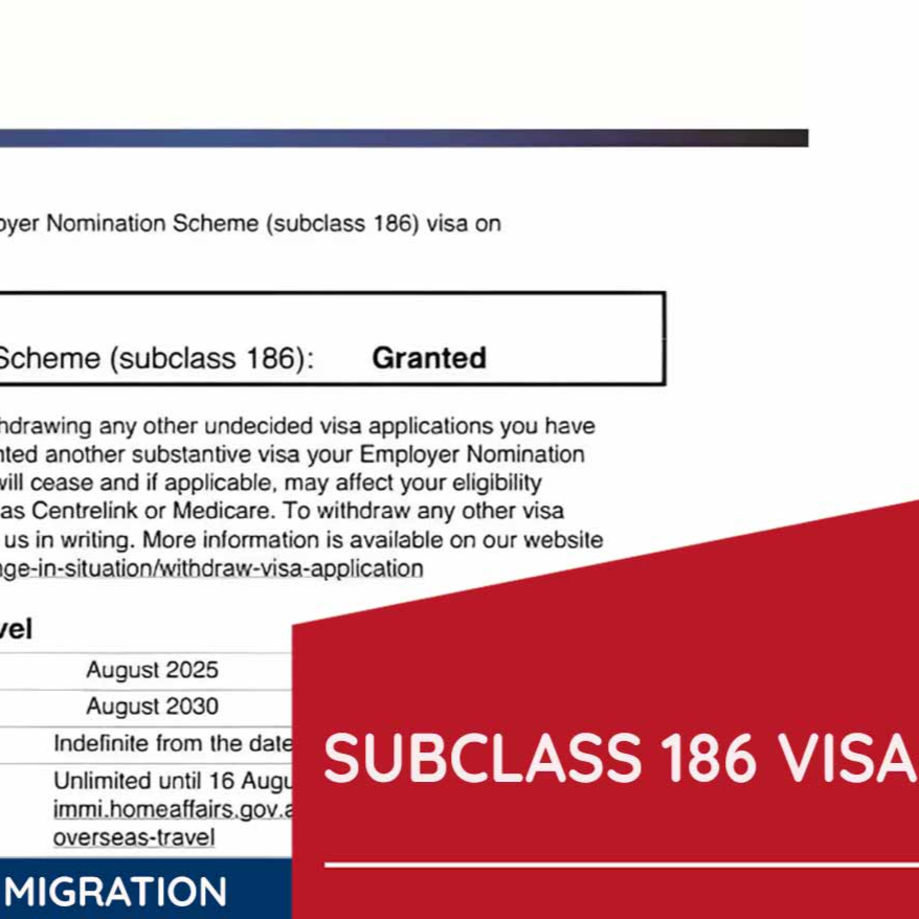 Subclass 186 Visa episode artwork