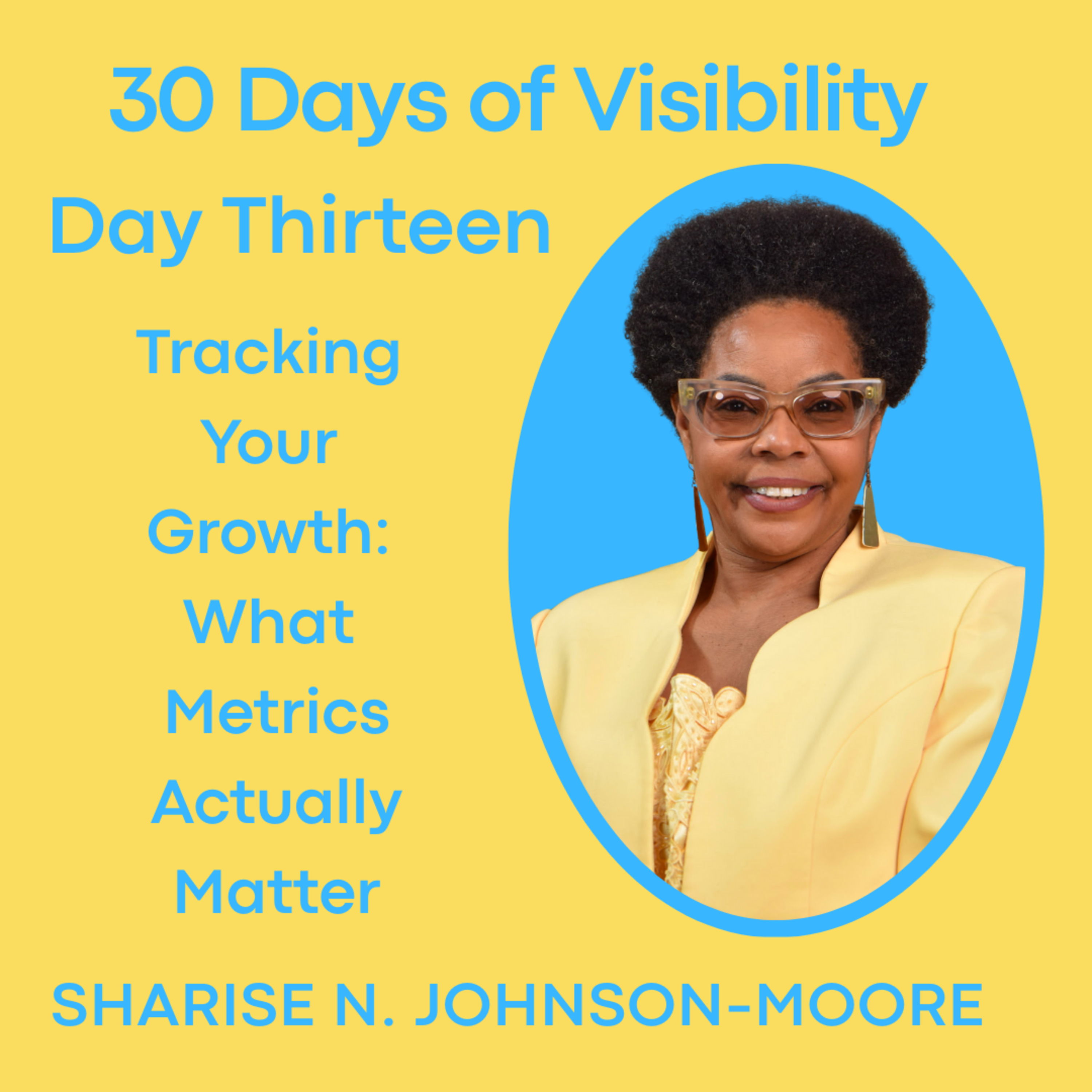 30 Days of Visibility - Day 13 - Tracking Your Growth: What Metrics Actually Matter episode artwork