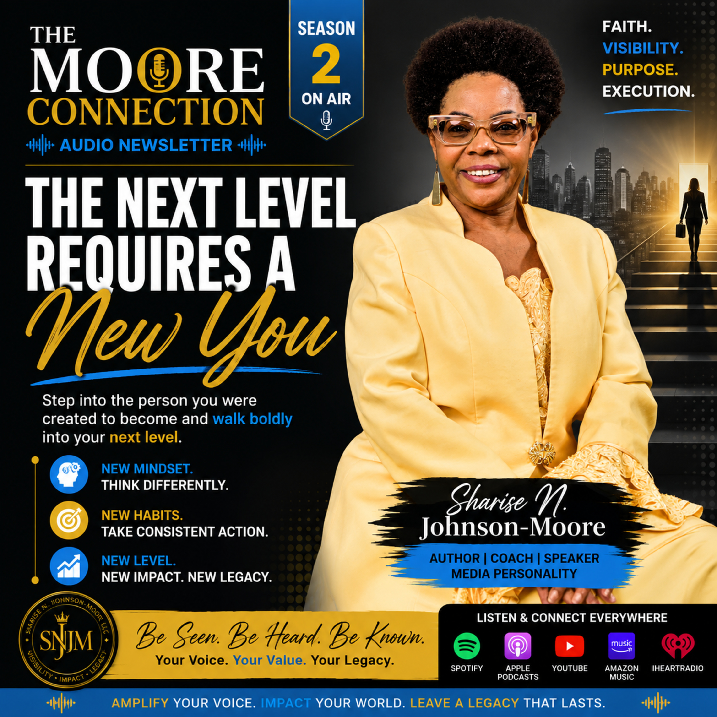 The Moore Connection Audio Newsletter - The Next Level Requires a New You episode artwork