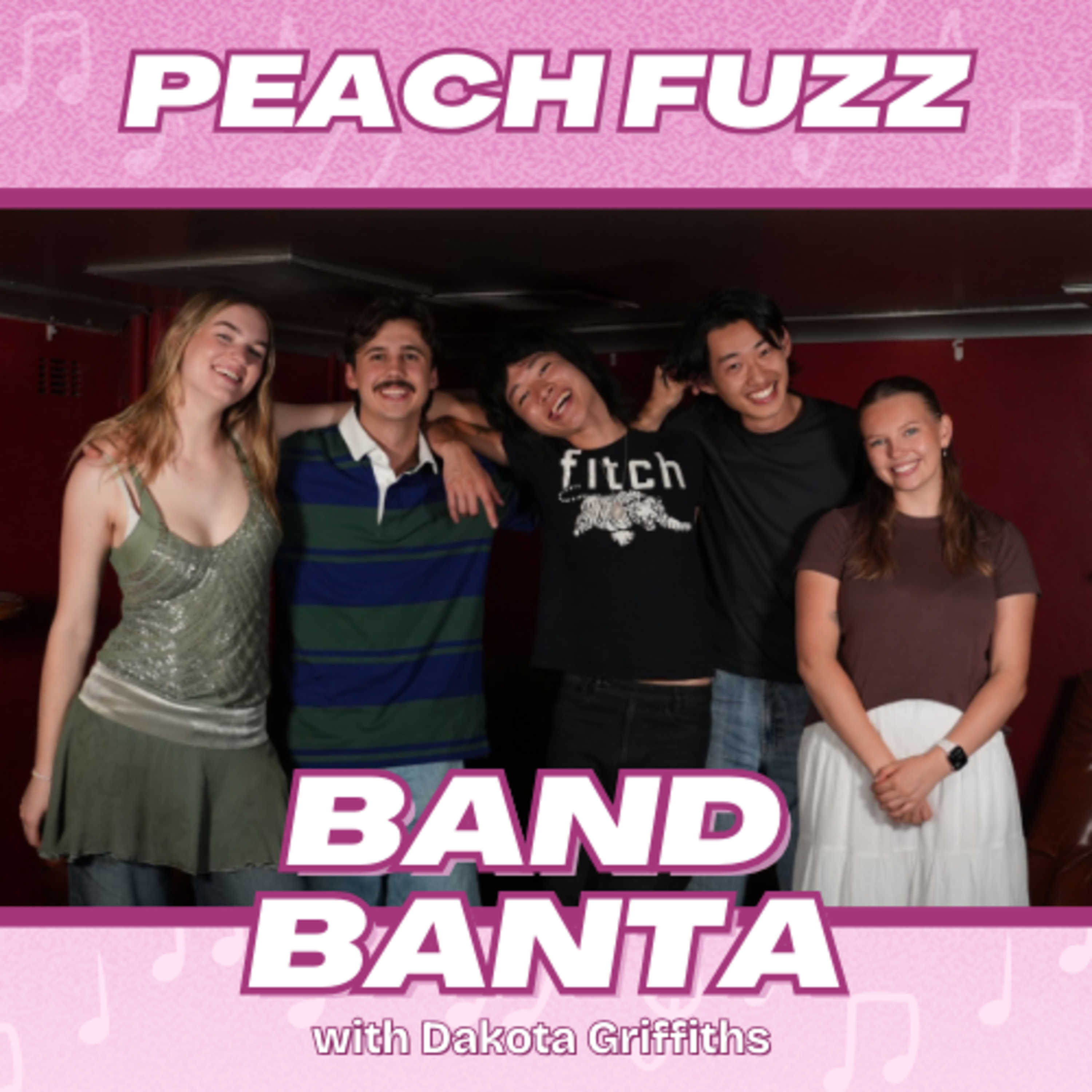 Peach Fuzz: building a band identity episode artwork