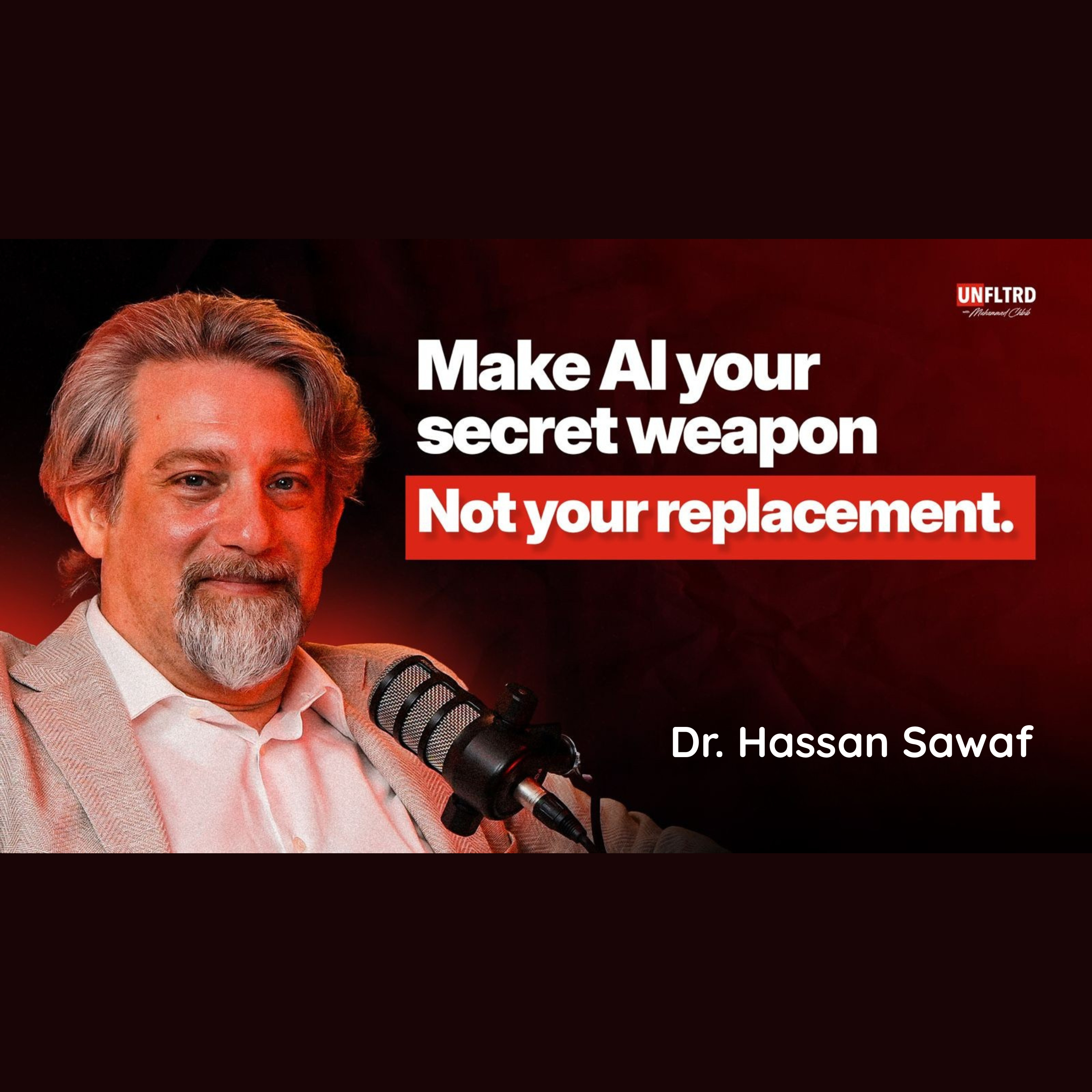 He says a machine can decide who lives or dies! – AI pioneer Dr. Hassan Sawaf goes UNFLTRD – Episode 04