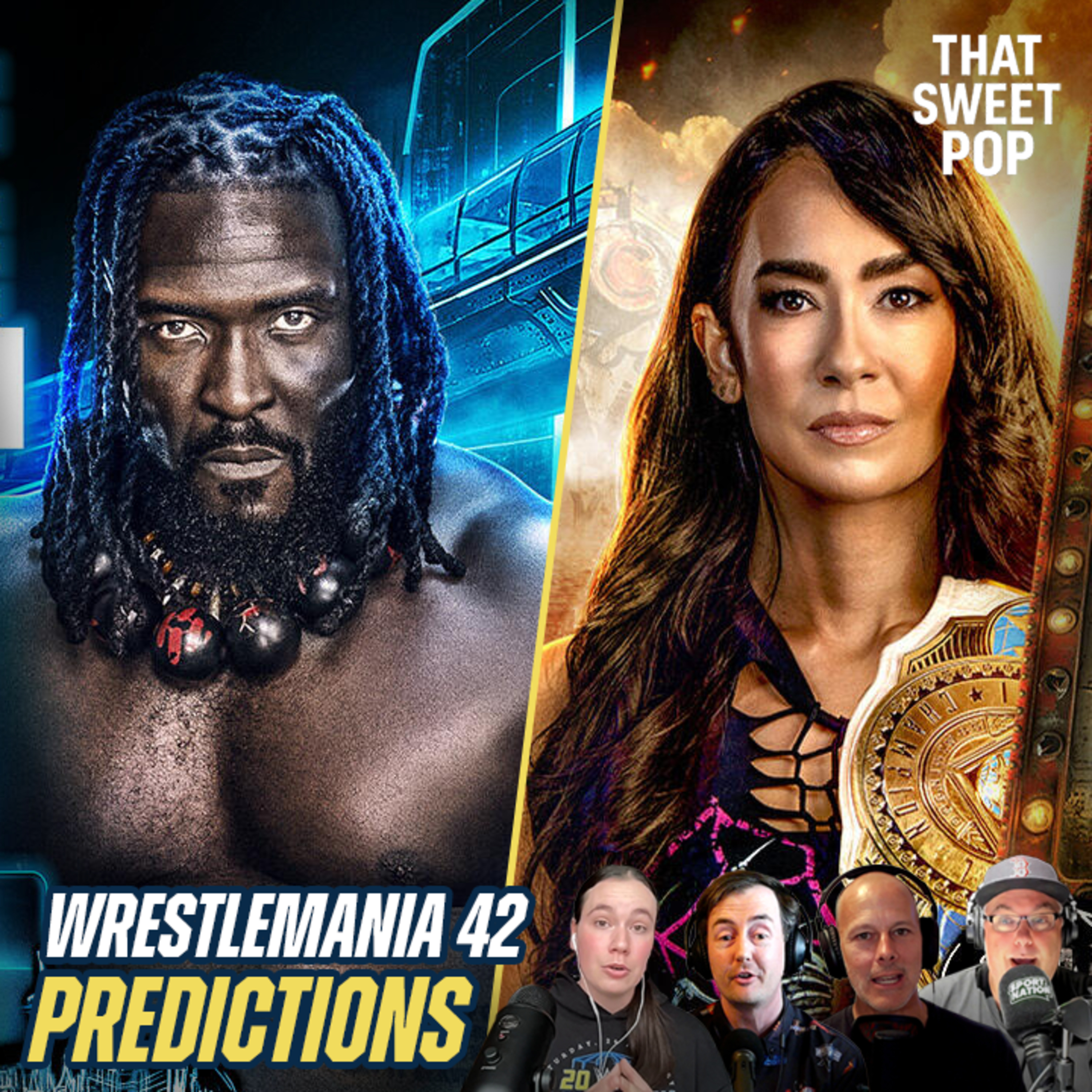 WrestleMania 42 Predictions: Cody vs Orton & Punk vs Reigns FULL PREVIEW | That Sweet Pop Ep. 30 episode artwork