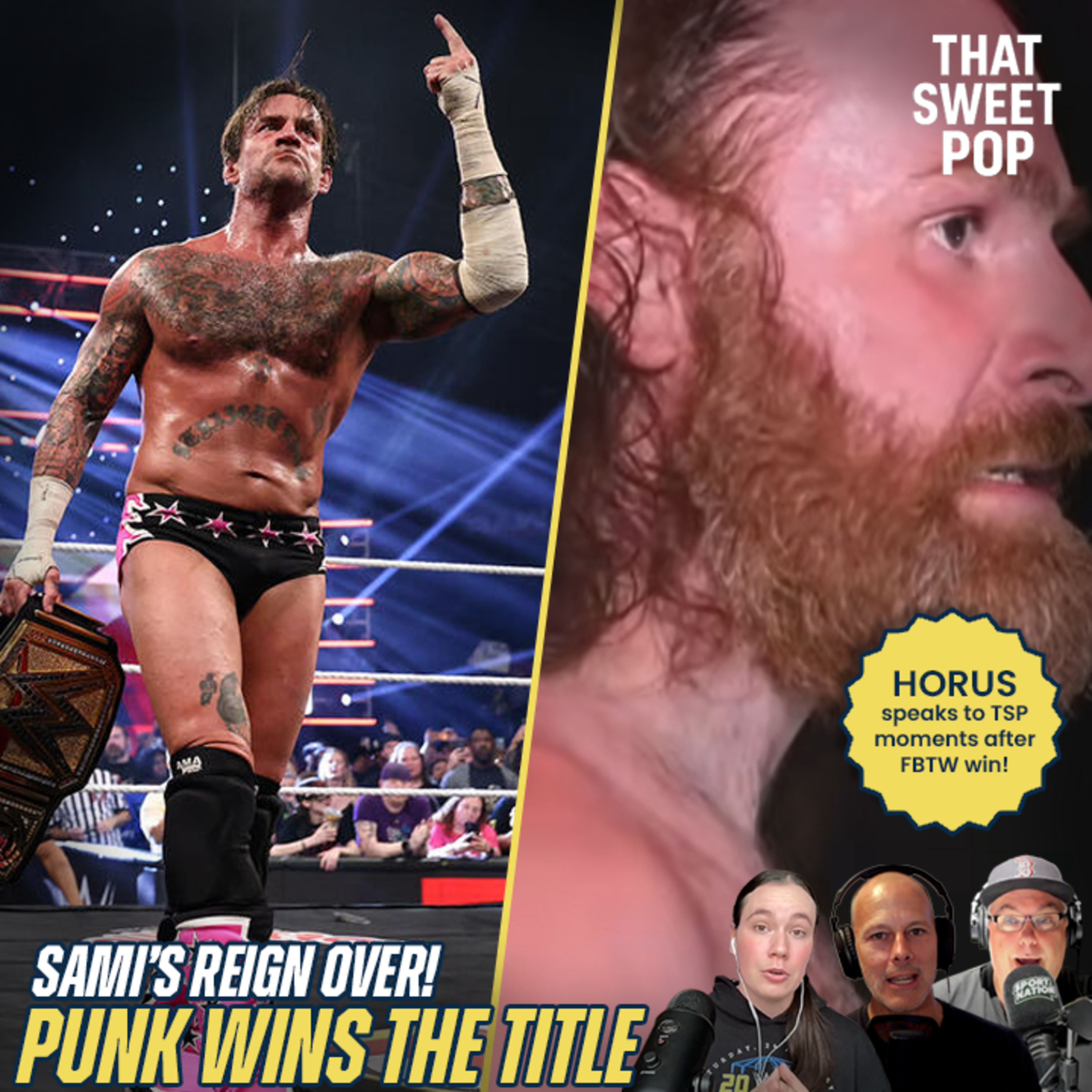 CM Punk wins the WWE Championship! PLUS Horus speaks moments after FBTW win! | Ep. 42 episode artwork