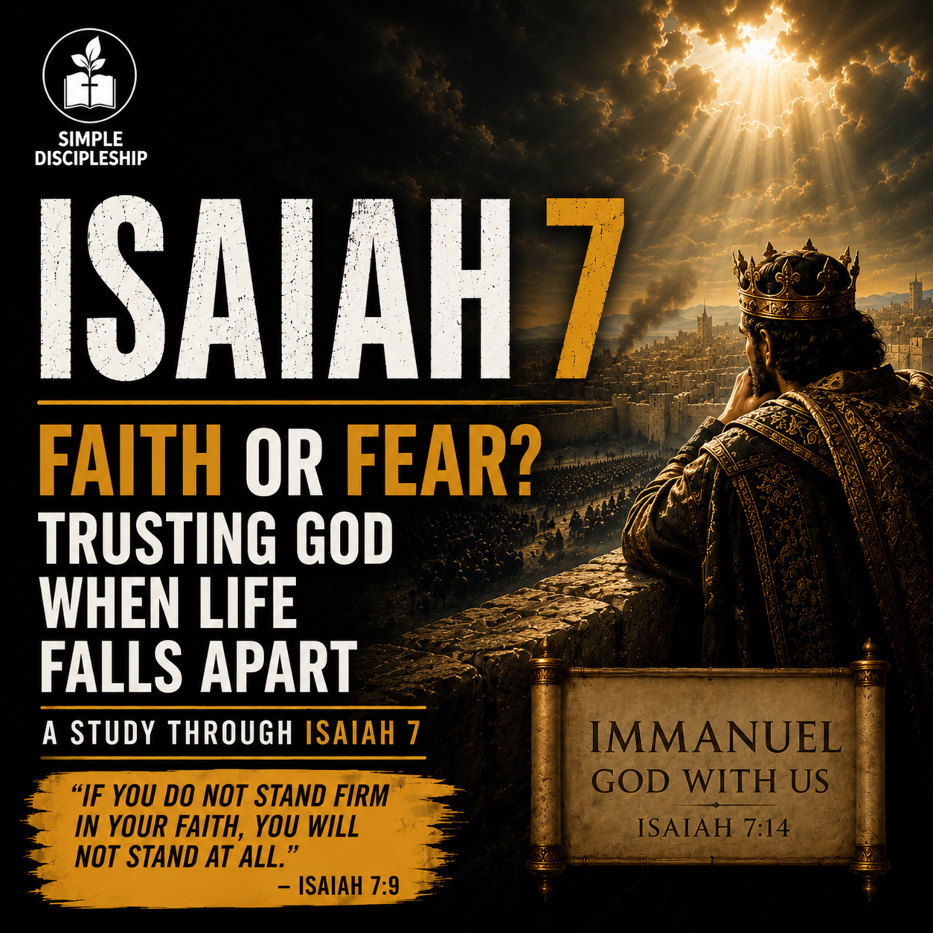 Trusting God When Life Falls Apart Isaiah 7: Faith or Fear? episode artwork