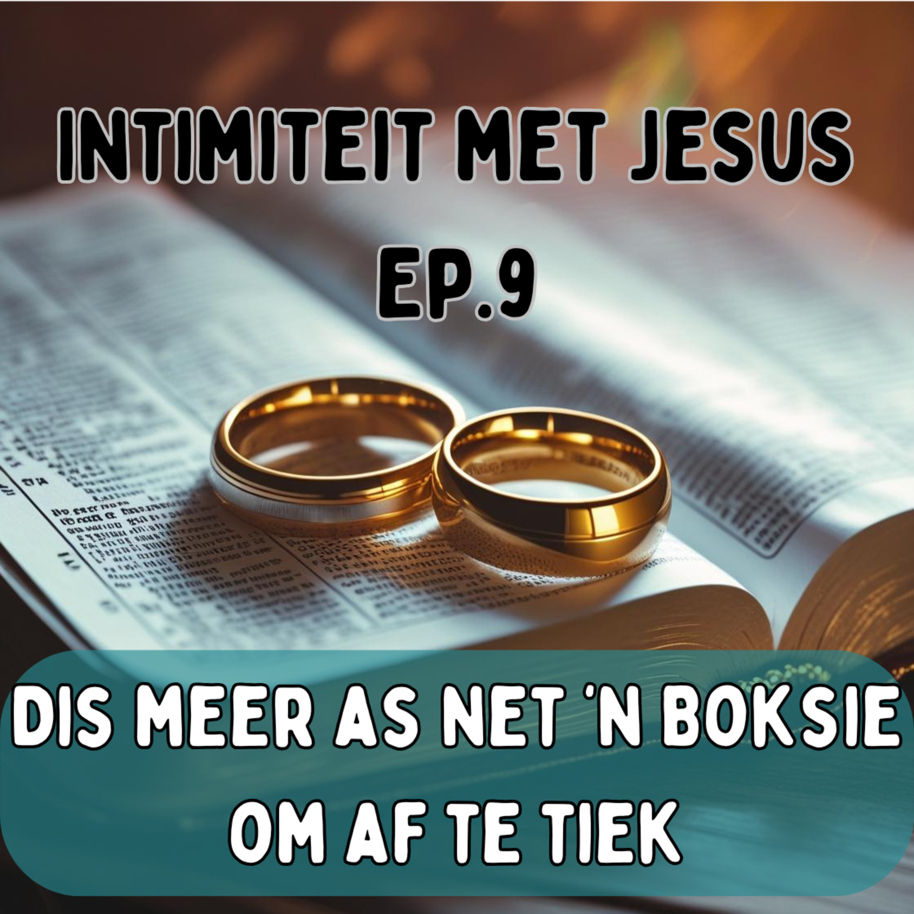 Ep9 - Intimiteit met Jesus - Dis meer as net 'n boksie om af te tiek episode artwork