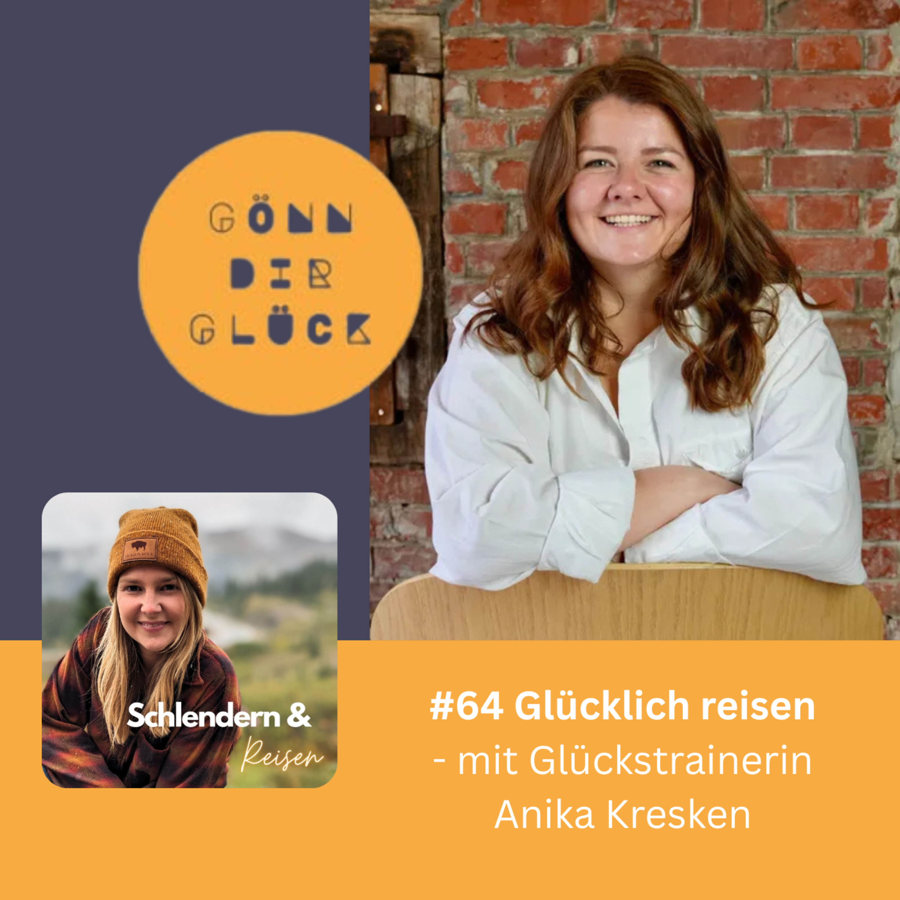 #64 Glücklich reisen - mit Glückstrainerin Anika Kresken episode artwork