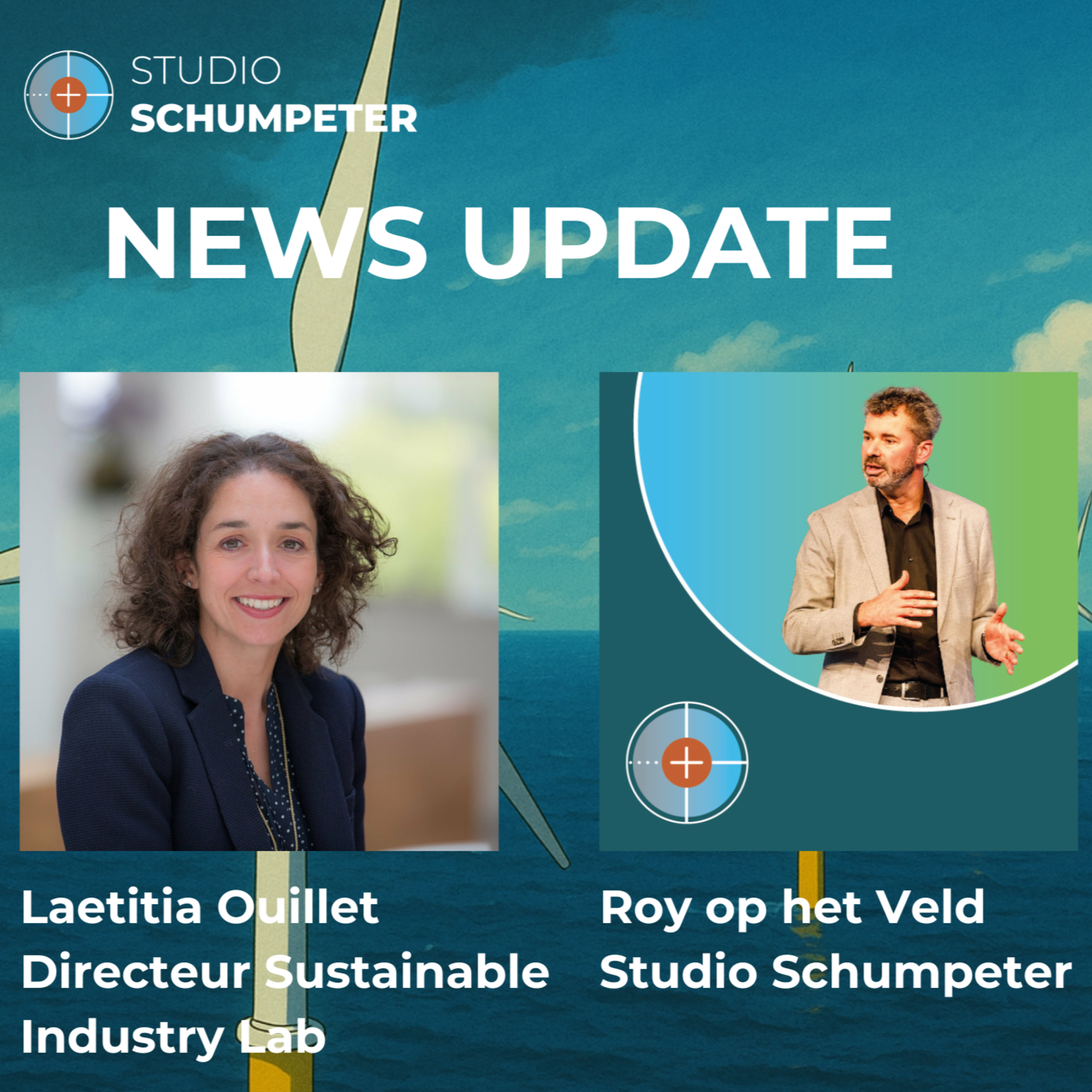 Laetitia Ouillet over de circulaire doorbraak op Chemelot en teleurstellende politieke belangstelling voor de industrie, en de energiekloof _ Studio Schumpeter episode artwork