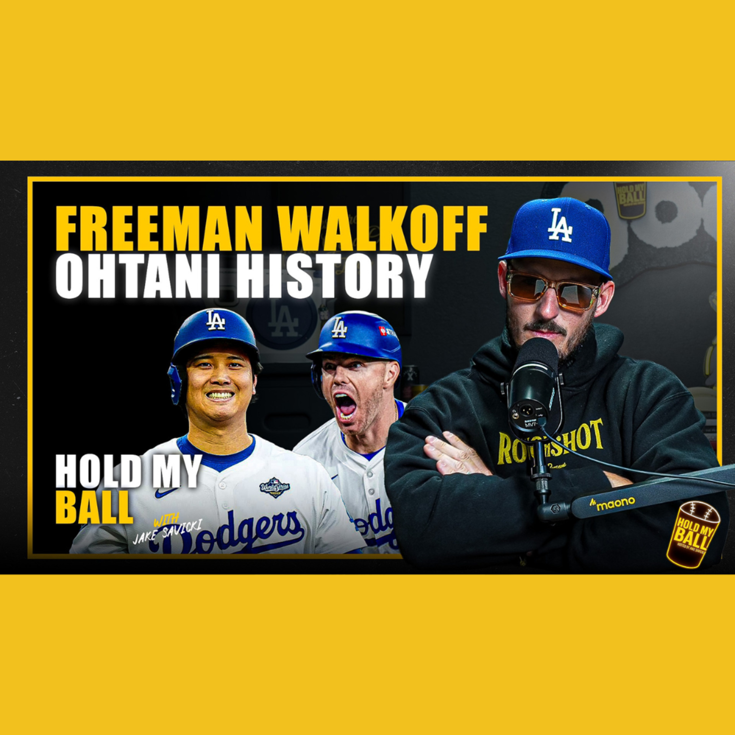 Freddie Walks It Off! EXTRA INNING MADNESS | Hold My Ball Podcast