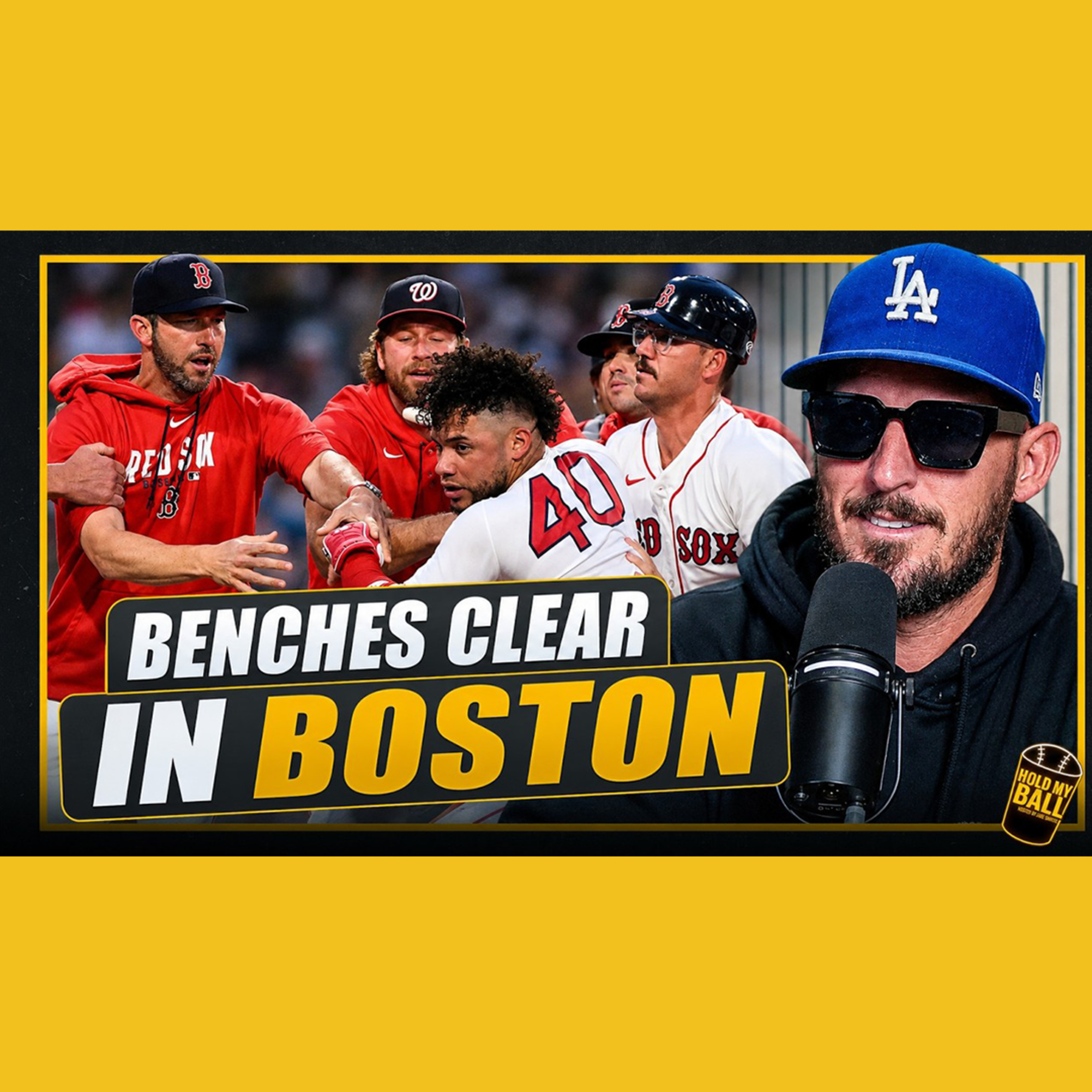 Cavalli and Contreras Get Into It as Benches Clear in Boston | Hold My Ball Podcast