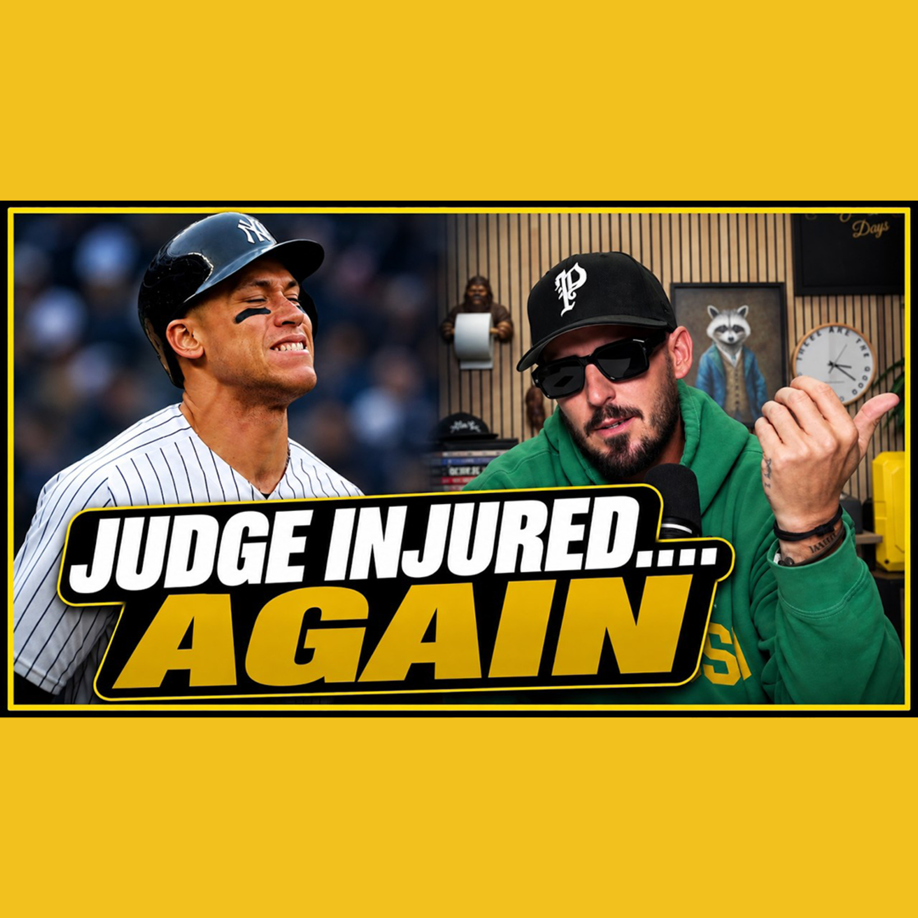 What A Disaster. Aaron Judge Leaves Todays Game With Apparent Injury. | Hold My Ball Podcast