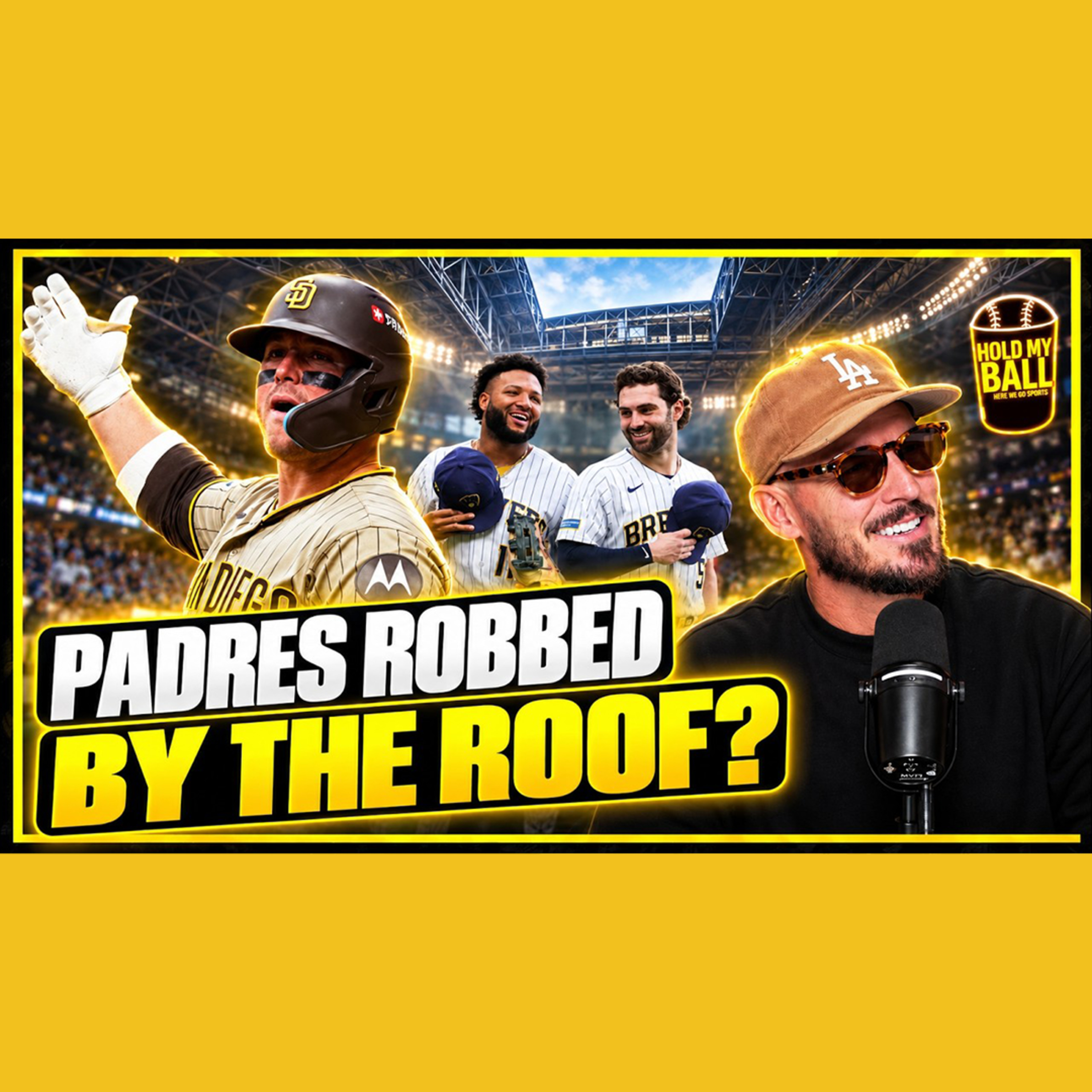 Did The Padres Just Get ROBBED BY THE ROOF? | Hold My Ball Podcast
