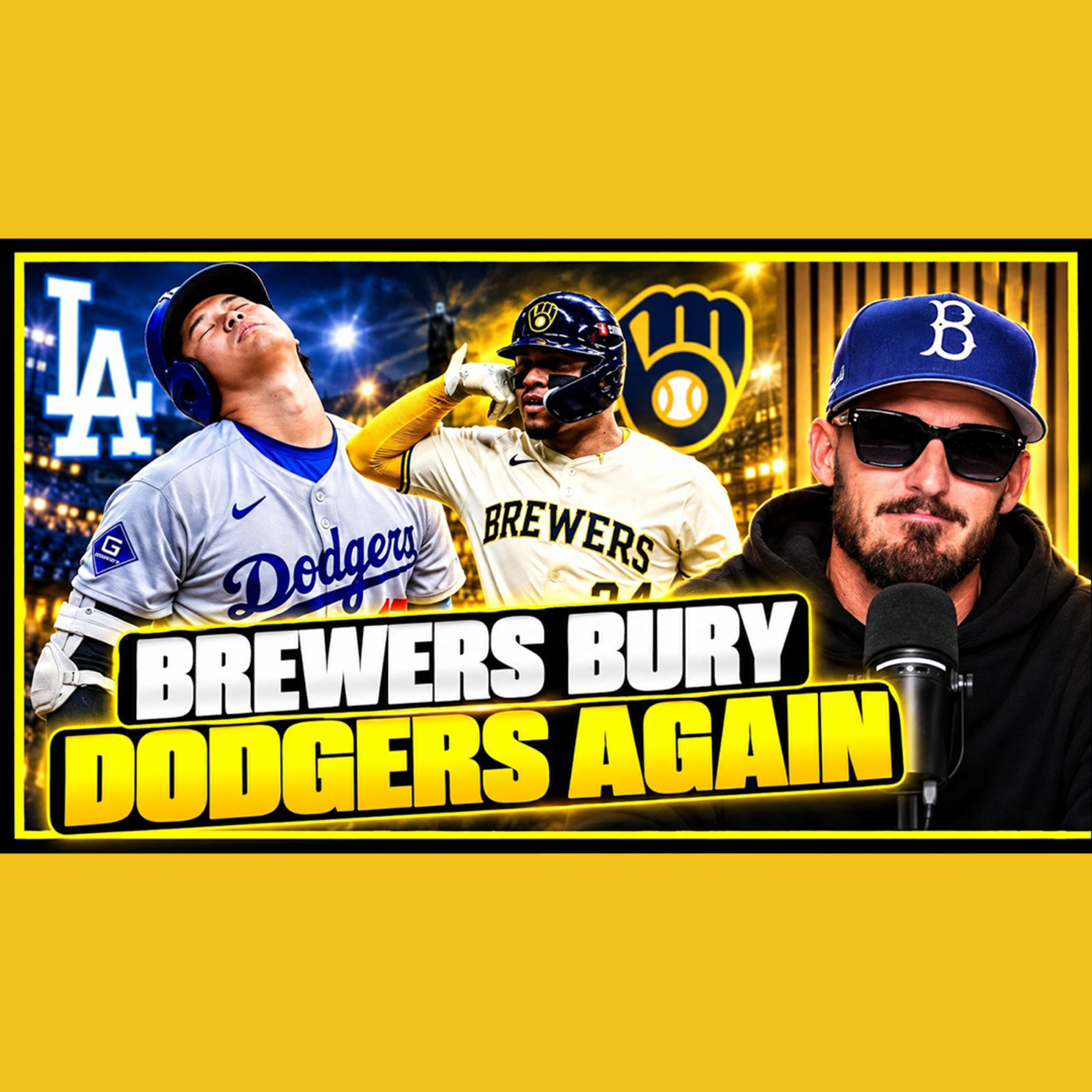 Dodgers Down 2-0 After Brewers Handle Business At Home | Hold My Ball Podcast